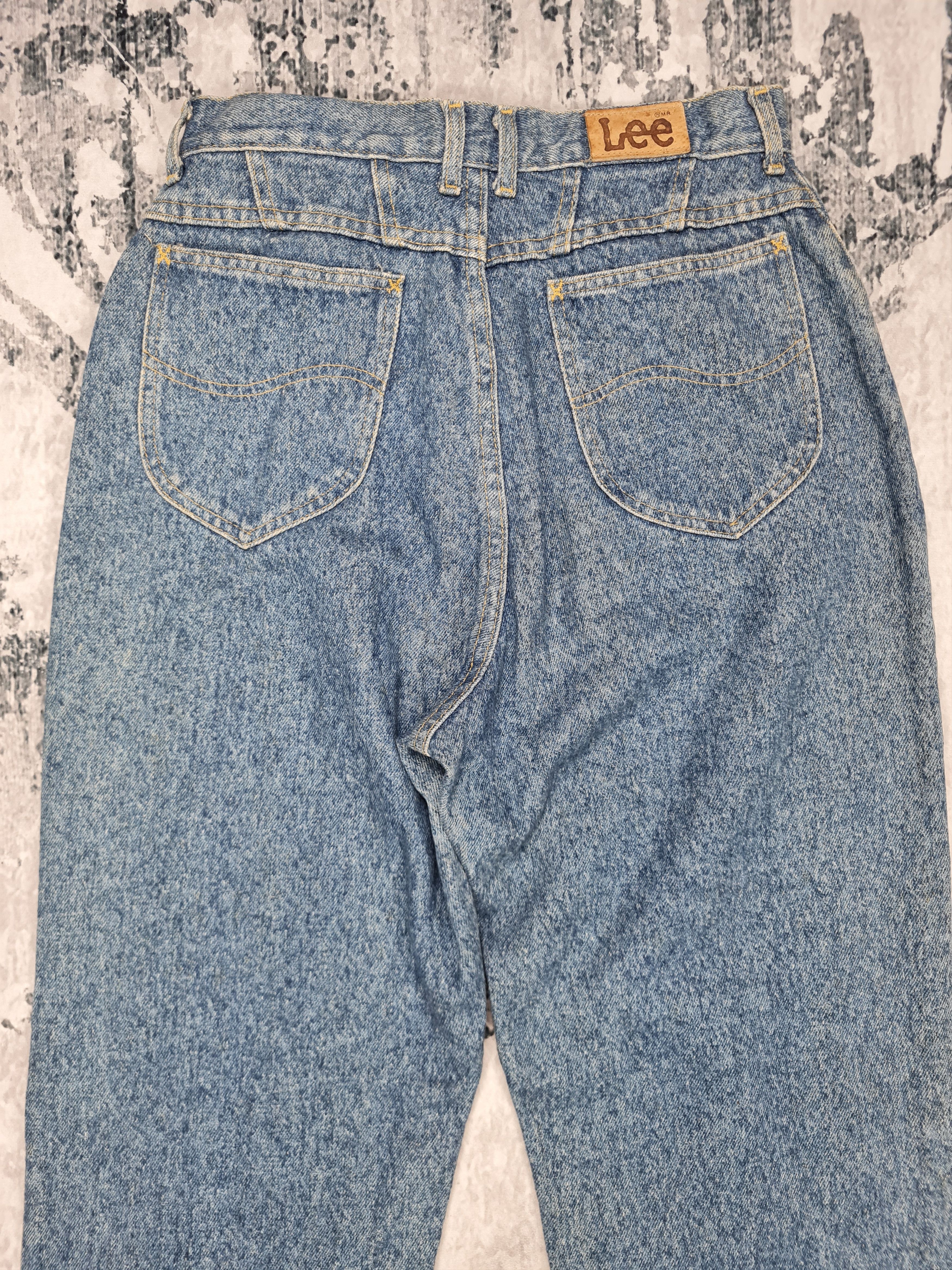 Lee Vintage Lee Stone Wash Acid Wash Jeans 28x30.5 JB0068 Size US 28 / EU 44 - 6 Thumbnail