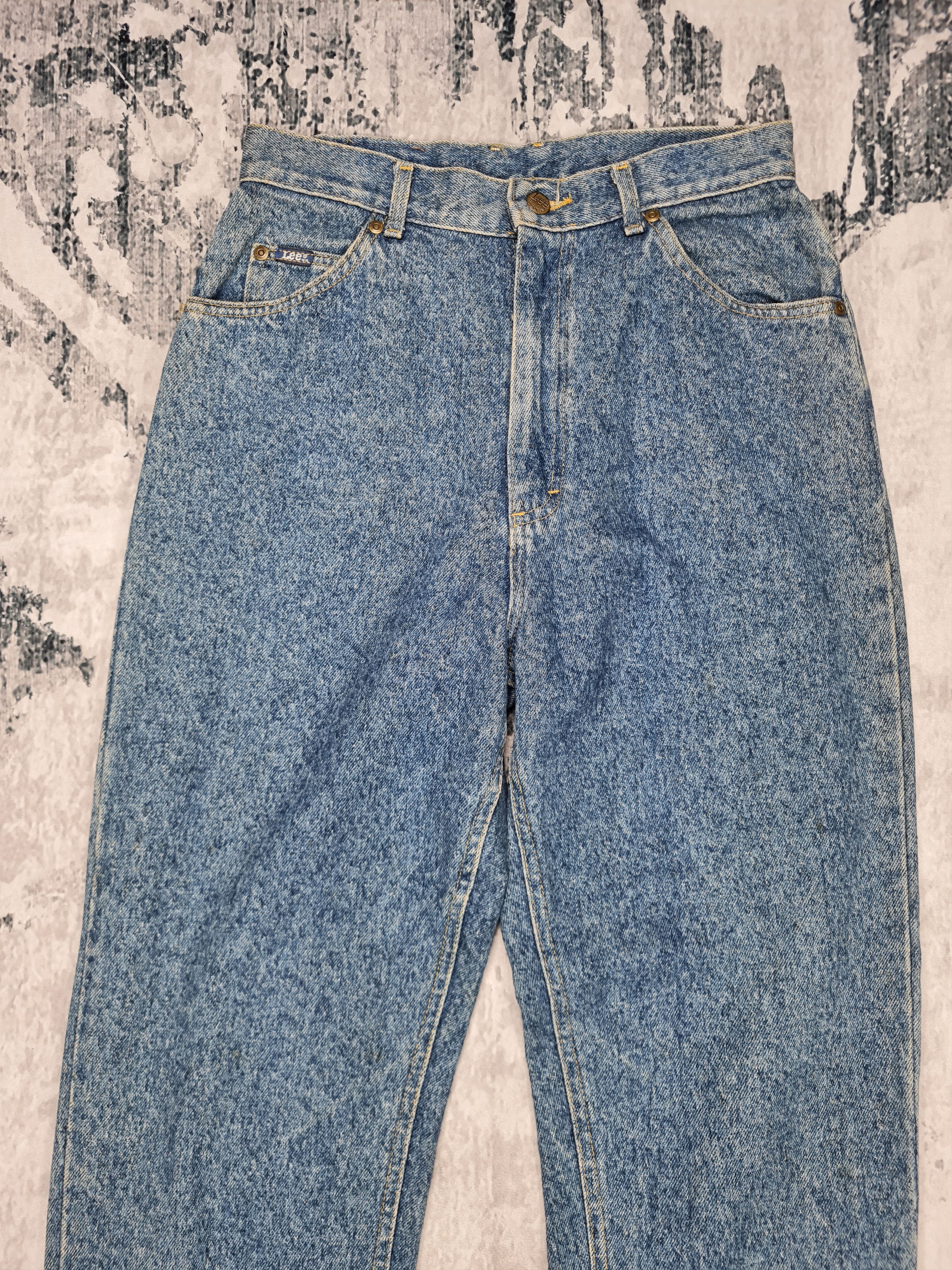 Lee Vintage Lee Stone Wash Acid Wash Jeans 28x30.5 JB0068 Size US 28 / EU 44 - 4 Thumbnail