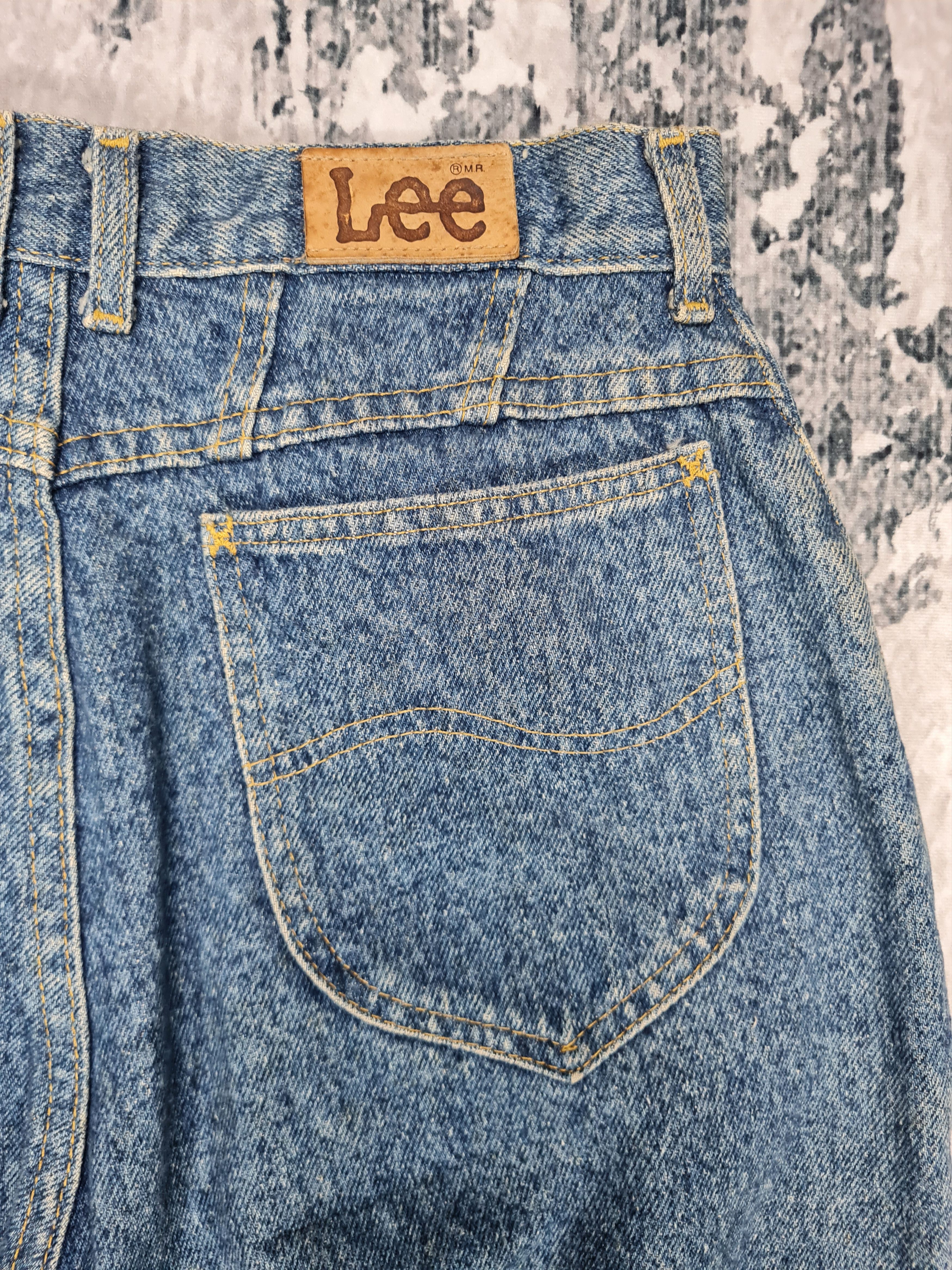 Lee Vintage Lee Stone Wash Acid Wash Jeans 28x30.5 JB0068 Size US 28 / EU 44 - 7 Thumbnail