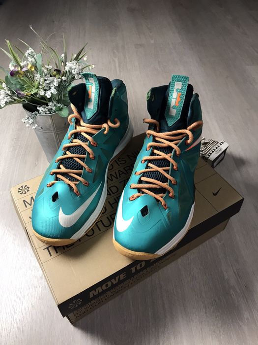 Lebron 10 miami clearance dolphins