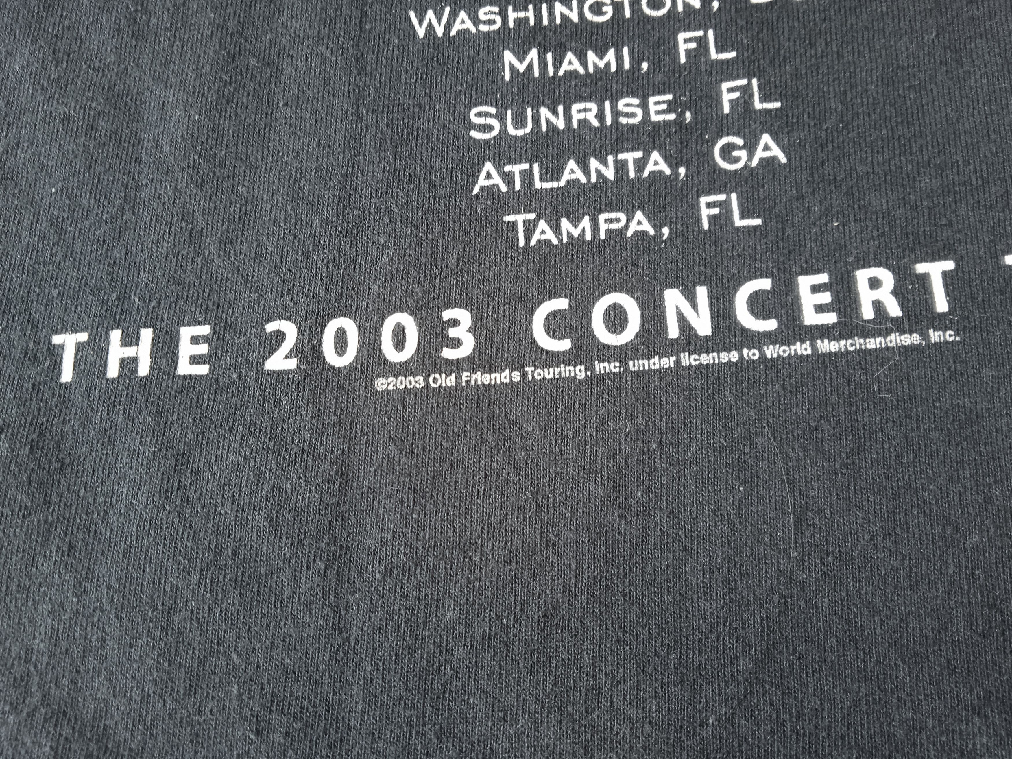Vintage Vintage 00s Simon & Garfunkel 2003 Cropped T Shirt Size US XL / EU 56 / 4 - 8 Thumbnail