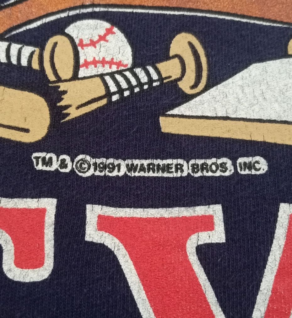 MLB × Nutmeg × Warner Bros Vintage 90s MLB Minnesota Twins x Tasmanian Devil T-shirt Size US L / EU 52-54 / 3 - 8 Thumbnail
