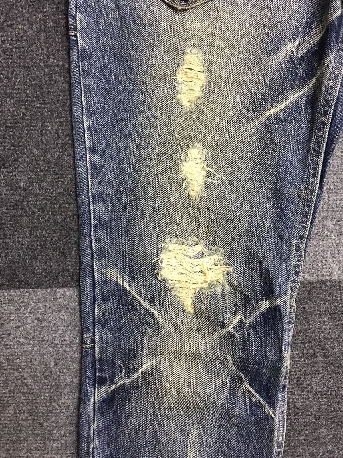 PPFM Archival Design PPFM Distressed Hybrid Jeans Size US 31 - 8 Thumbnail