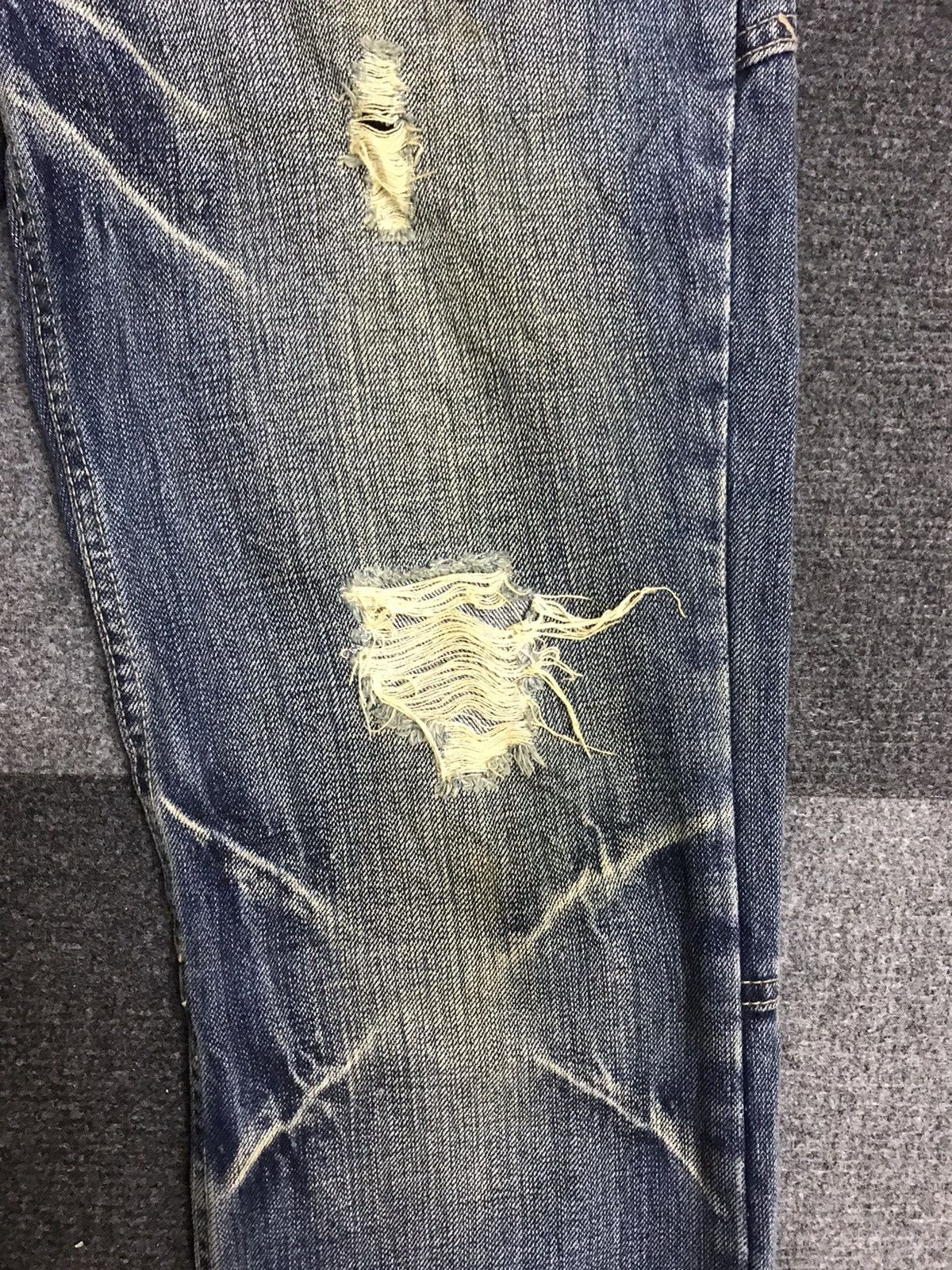 PPFM Archival Design PPFM Distressed Hybrid Jeans Size US 31 - 7 Thumbnail