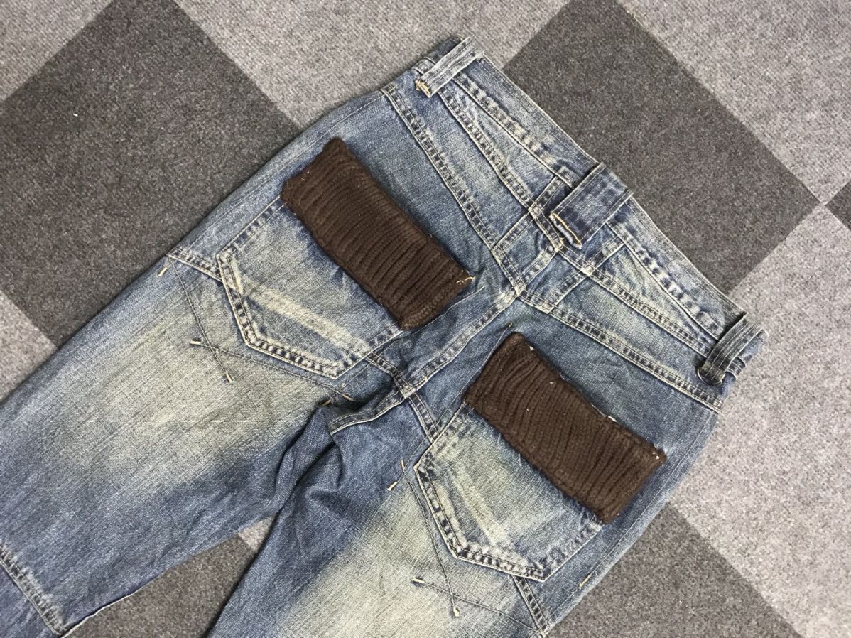 PPFM Archival Design PPFM Distressed Hybrid Jeans Size US 31 - 12 Thumbnail