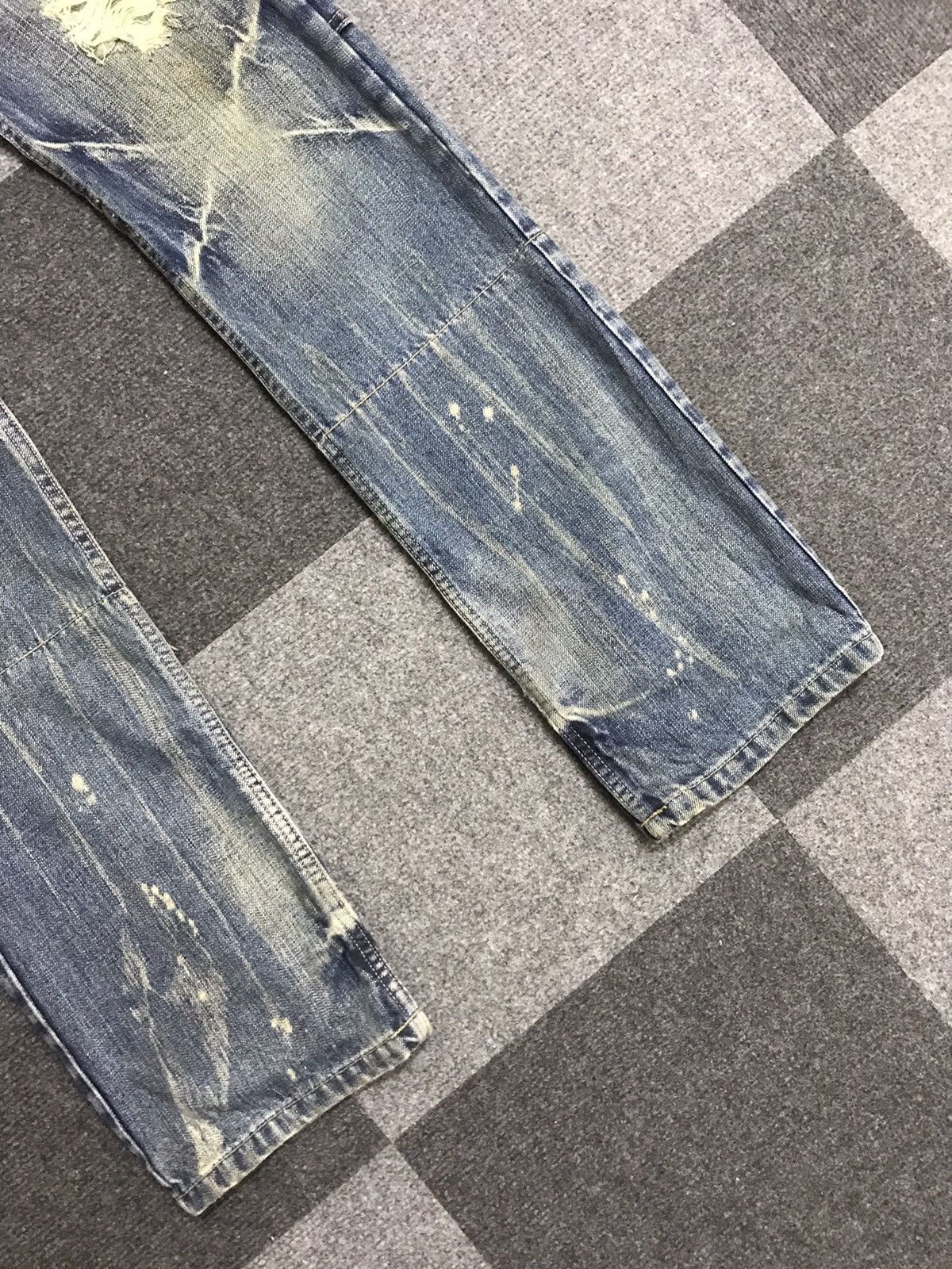PPFM Archival Design PPFM Distressed Hybrid Jeans Size US 31 - 4 Thumbnail