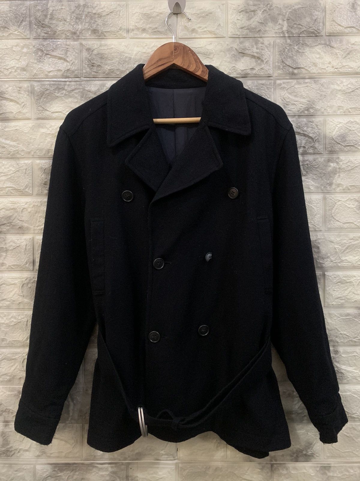 Issey Miyake Issey Miyake Double breasted jacket Size US L / EU 52-54 / 3 - 1 Thumbnail