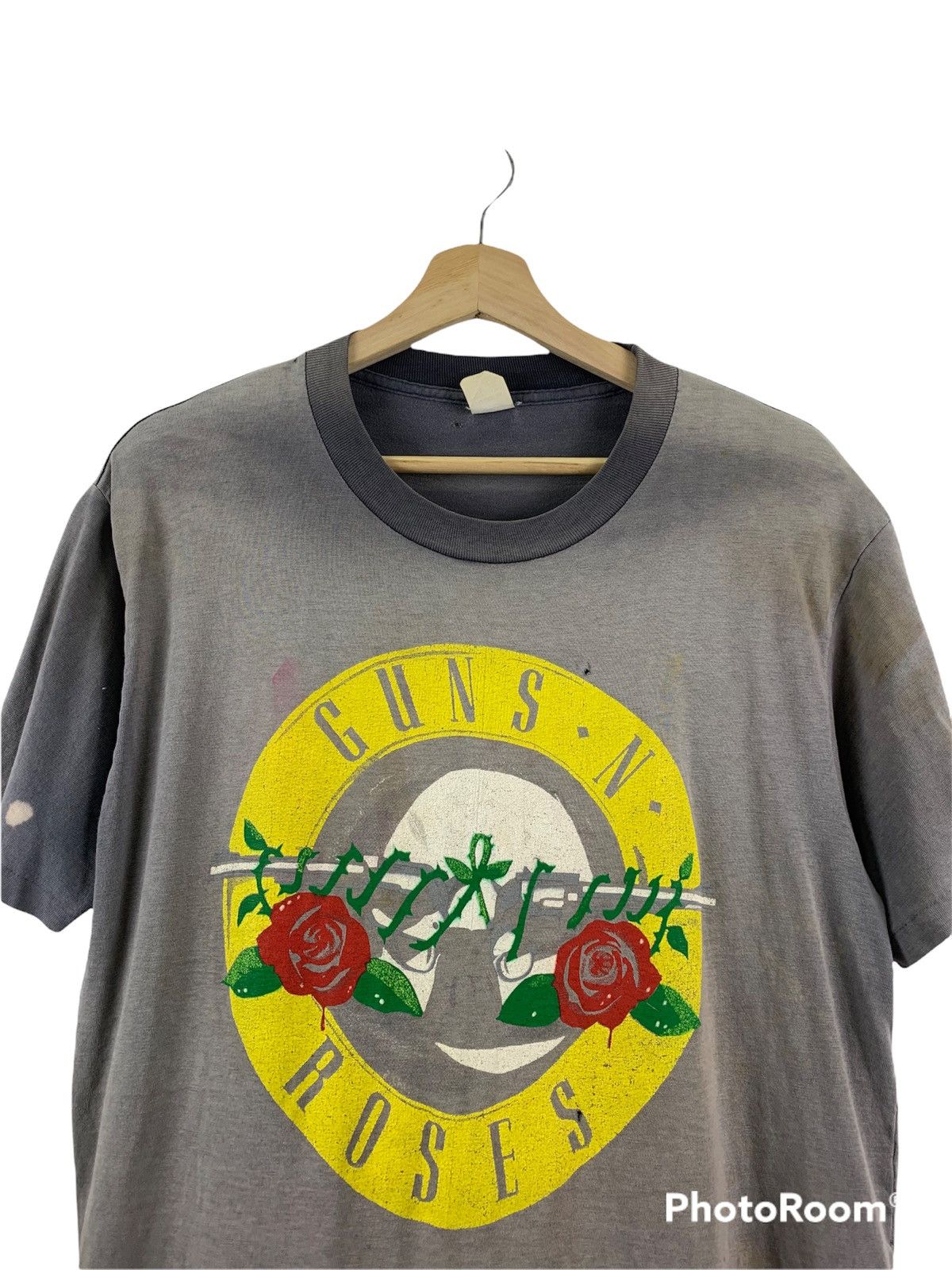 Guns N' Roses 🔥VINTAGE 80’s GUNS N’ ROSES “WAS HERE” TEES Size US L / EU 52-54 / 3 - 4 Thumbnail