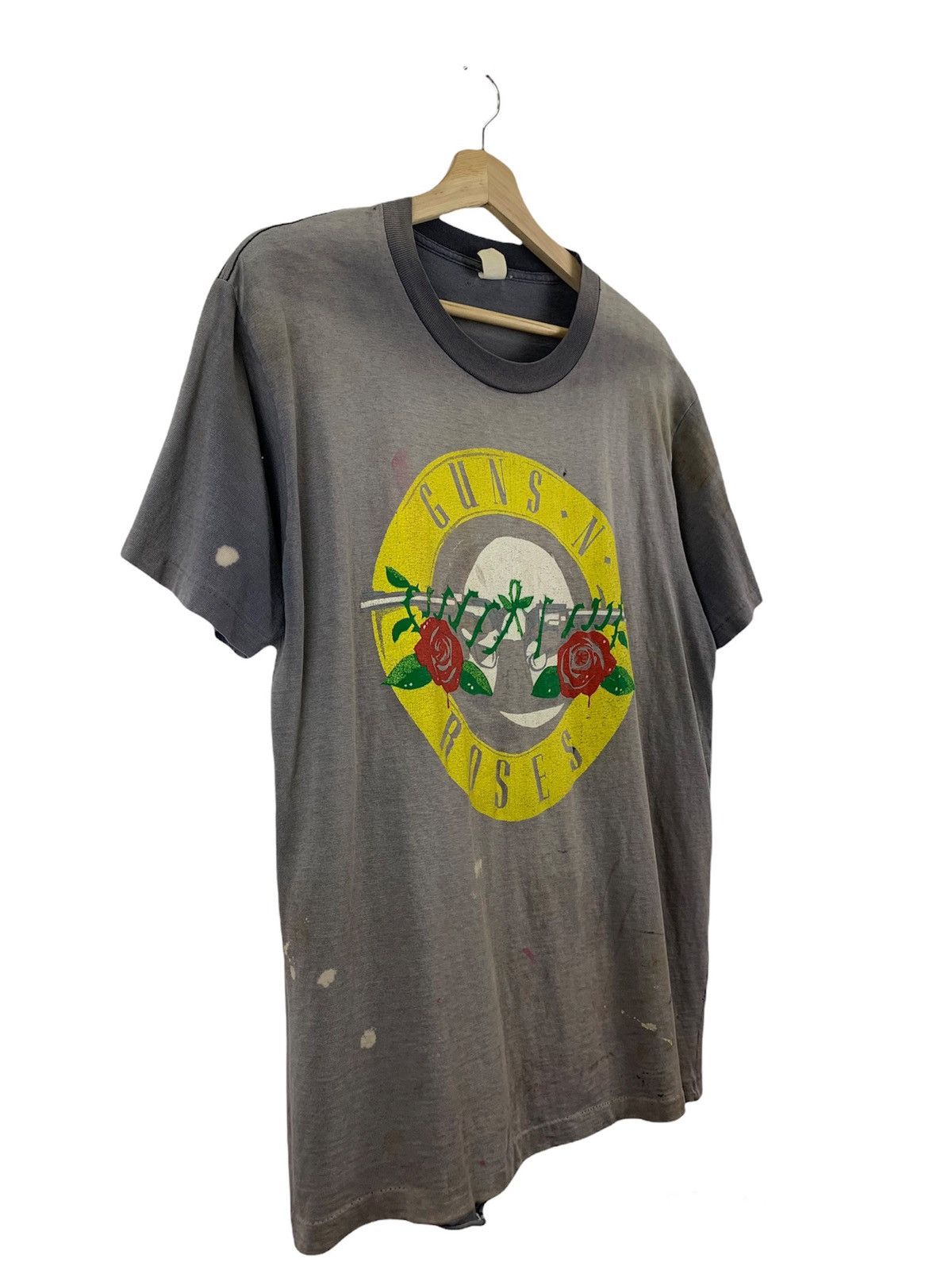 Guns N' Roses 🔥VINTAGE 80’s GUNS N’ ROSES “WAS HERE” TEES Size US L / EU 52-54 / 3 - 3 Thumbnail