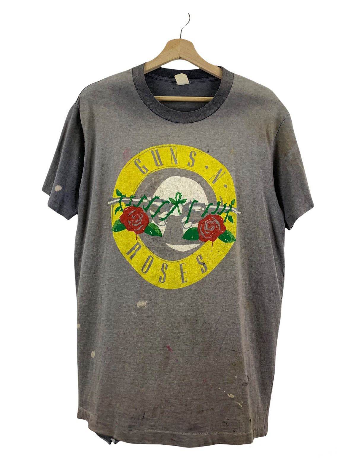 Guns N' Roses 🔥VINTAGE 80’s GUNS N’ ROSES “WAS HERE” TEES Size US L / EU 52-54 / 3 - 1 Thumbnail