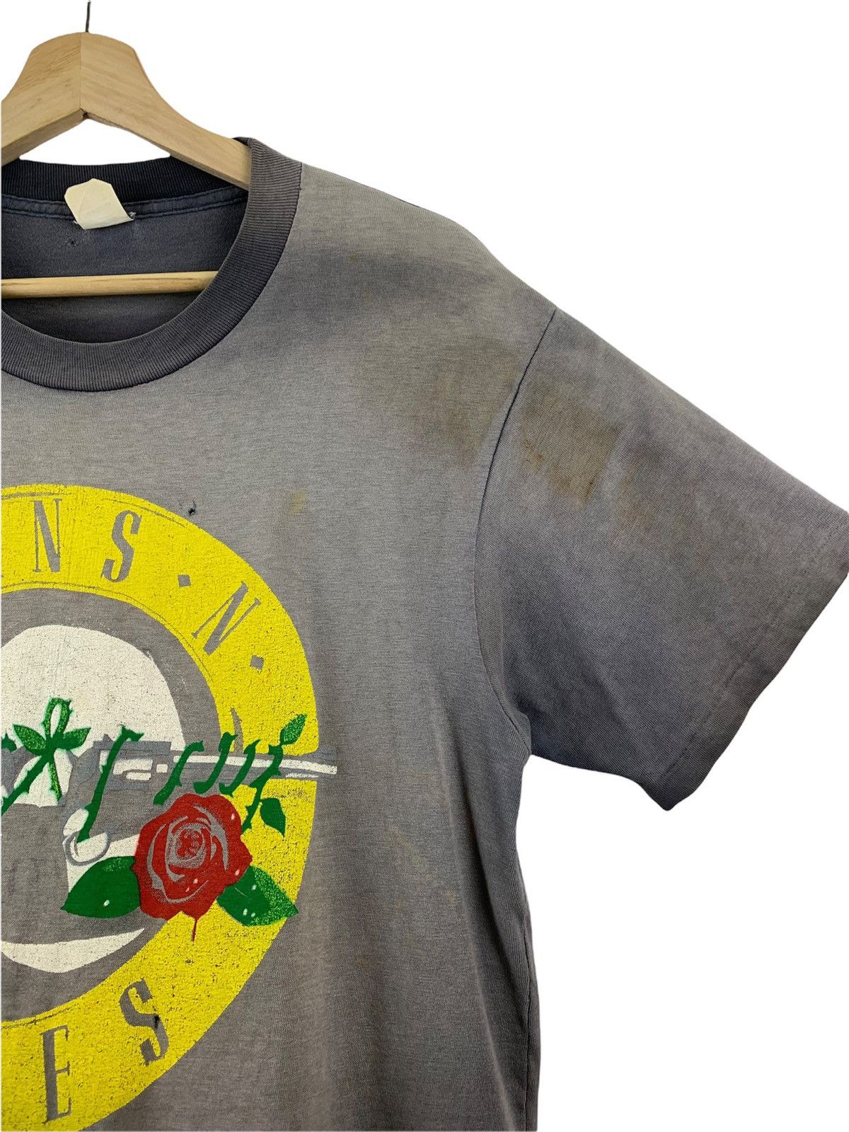 Guns N' Roses 🔥VINTAGE 80’s GUNS N’ ROSES “WAS HERE” TEES Size US L / EU 52-54 / 3 - 5 Thumbnail
