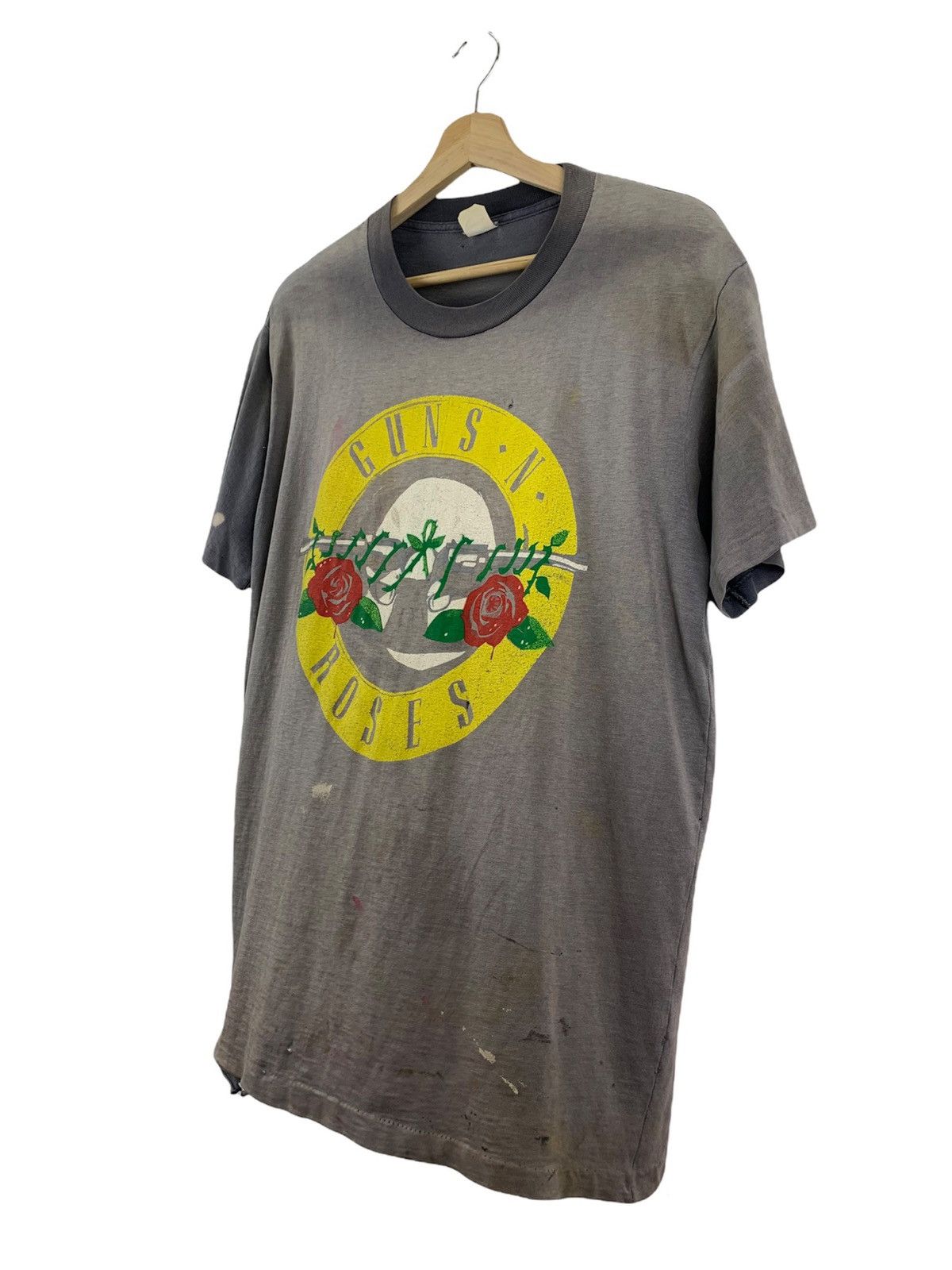 Guns N' Roses 🔥VINTAGE 80’s GUNS N’ ROSES “WAS HERE” TEES Size US L / EU 52-54 / 3 - 2 Thumbnail