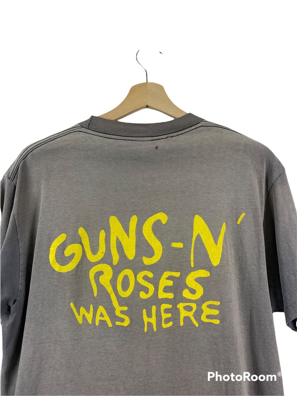 Guns N' Roses 🔥VINTAGE 80’s GUNS N’ ROSES “WAS HERE” TEES Size US L / EU 52-54 / 3 - 7 Thumbnail
