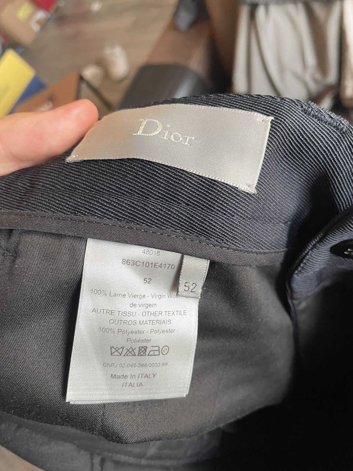 Dior Dior Homme Suit Size 52R - 3 Thumbnail