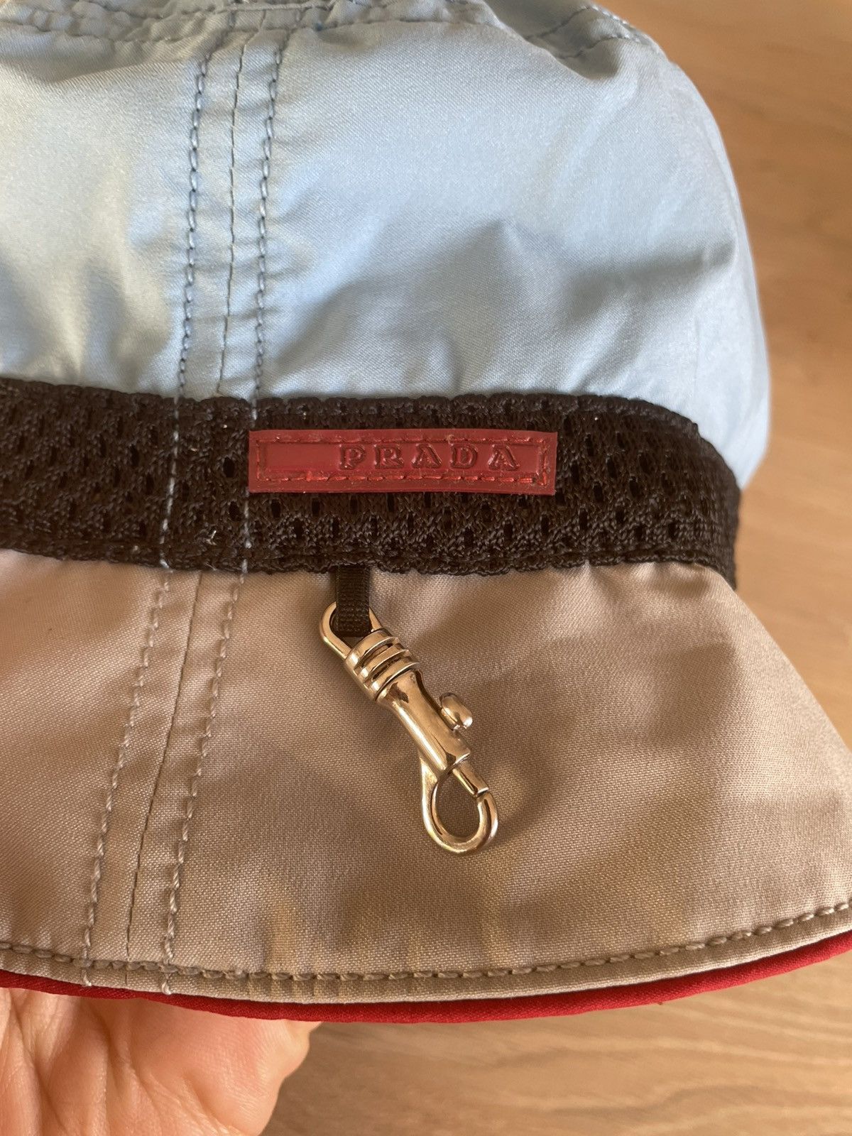 Prada Blue Bucket Hat Size ONE SIZE - 2 Thumbnail