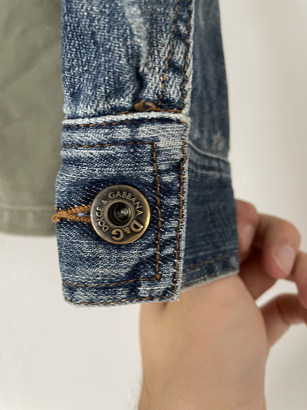 Dolce & Gabbana Military Denim Hybrid Jacket Size US M / EU 48-50 / 2 - 11 Thumbnail