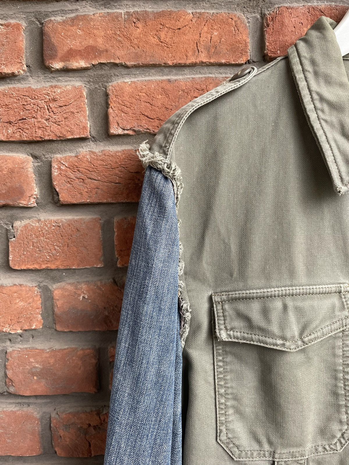 Dolce & Gabbana Military Denim Hybrid Jacket Size US M / EU 48-50 / 2 - 3 Thumbnail