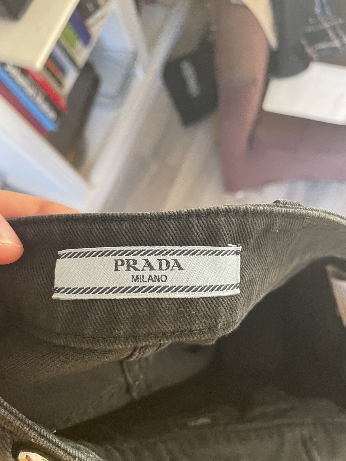Prada Black Zipper Jeans Size US 30 / EU 46 - 7 Thumbnail