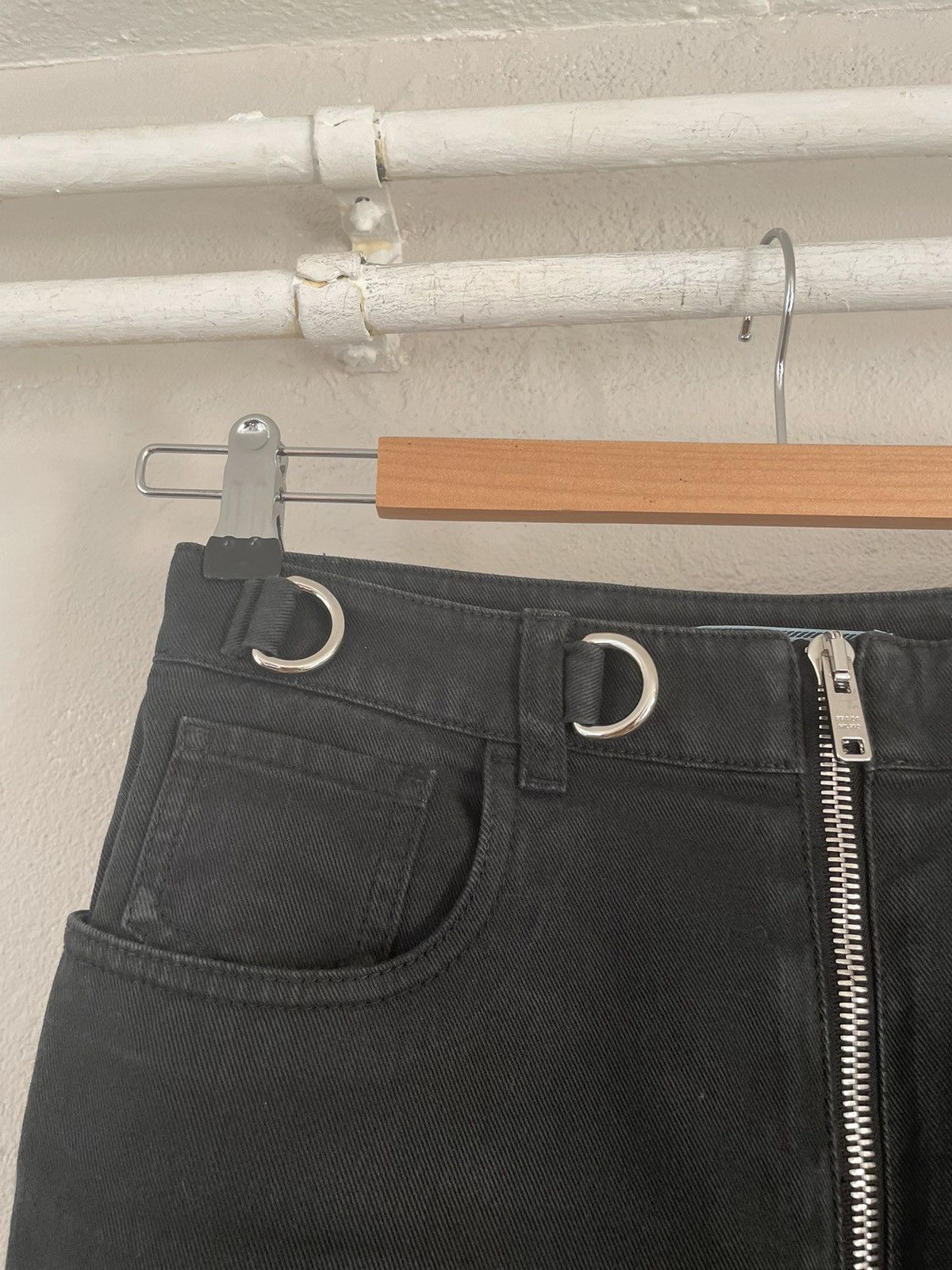 Prada Black Zipper Jeans Size US 30 / EU 46 - 3 Thumbnail