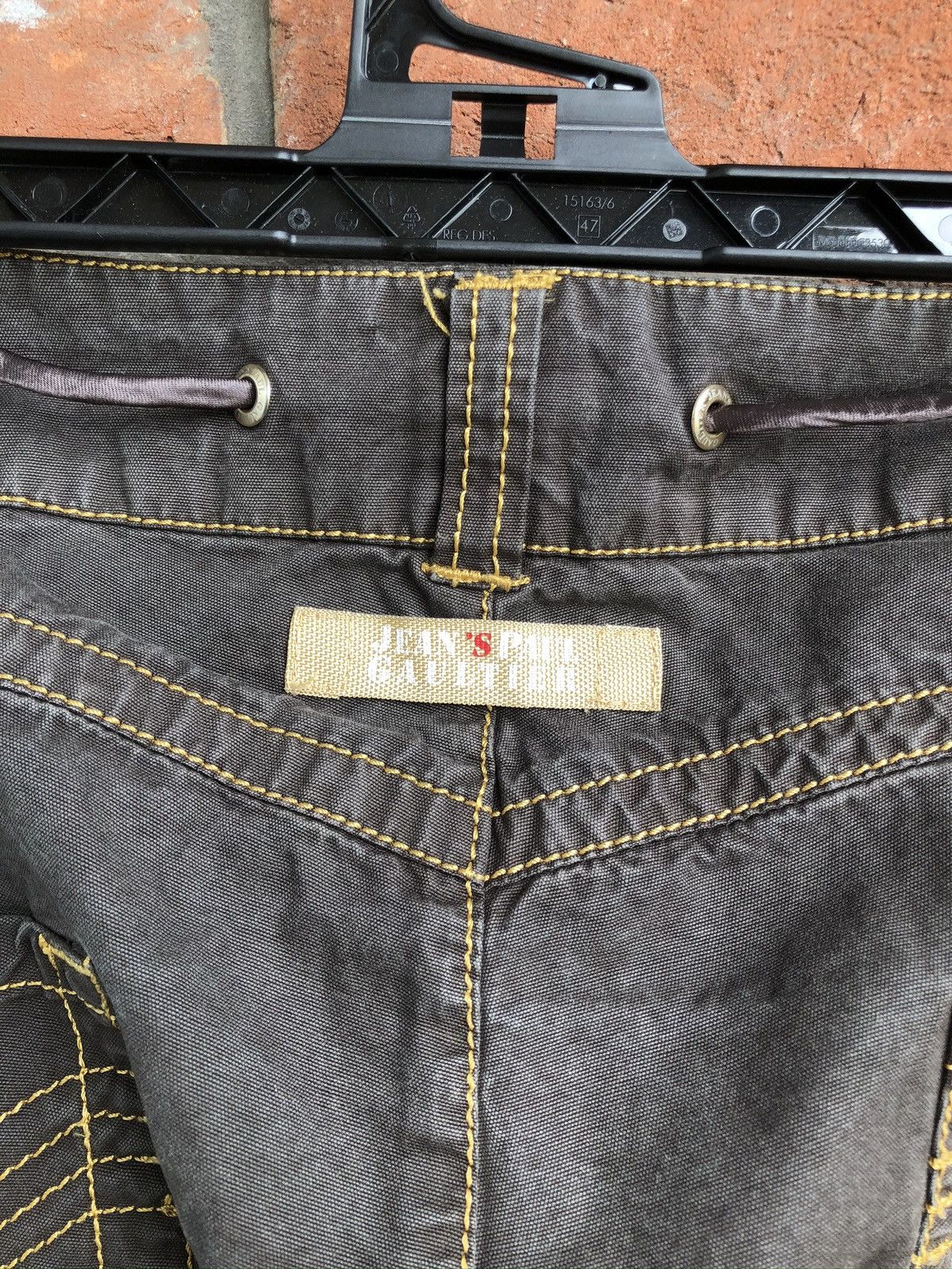 Jean Paul Gaultier Brown Drawstring Pants Size US 28 / EU 44 - 5 Thumbnail