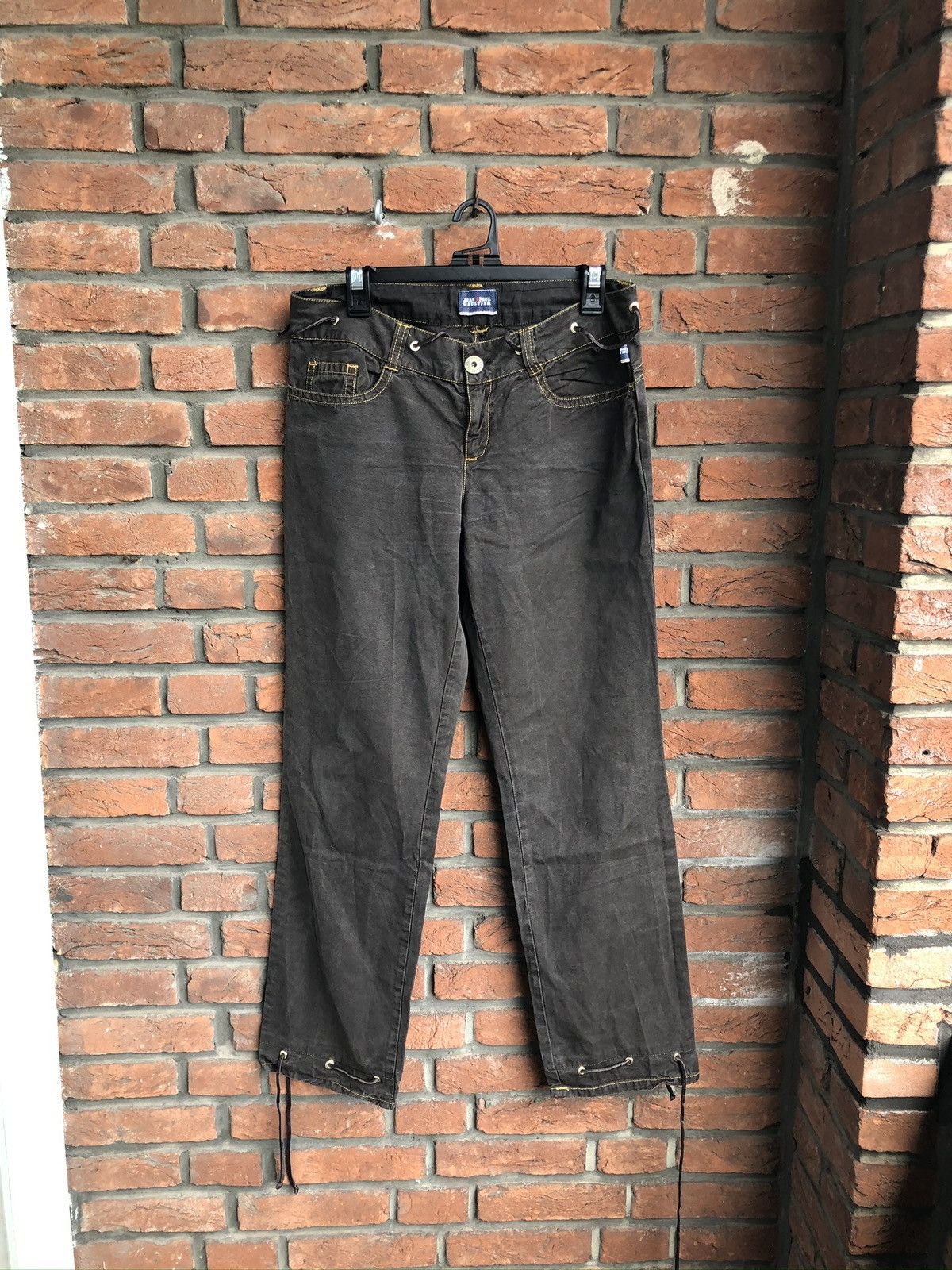 Jean Paul Gaultier Brown Drawstring Pants Size US 28 / EU 44 - 1 Thumbnail