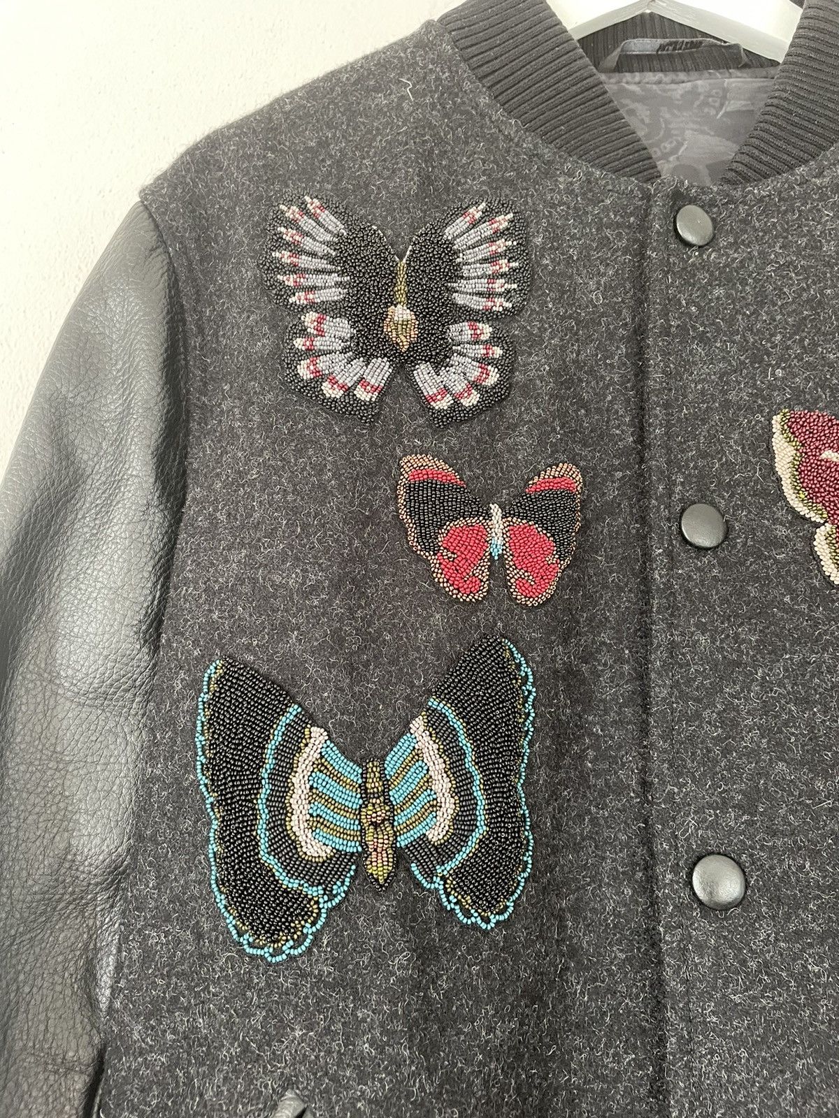 Valentino Valentino Butterfly Varsity Bomber Jacket Size US M / EU 48-50 / 2 - 5 Thumbnail