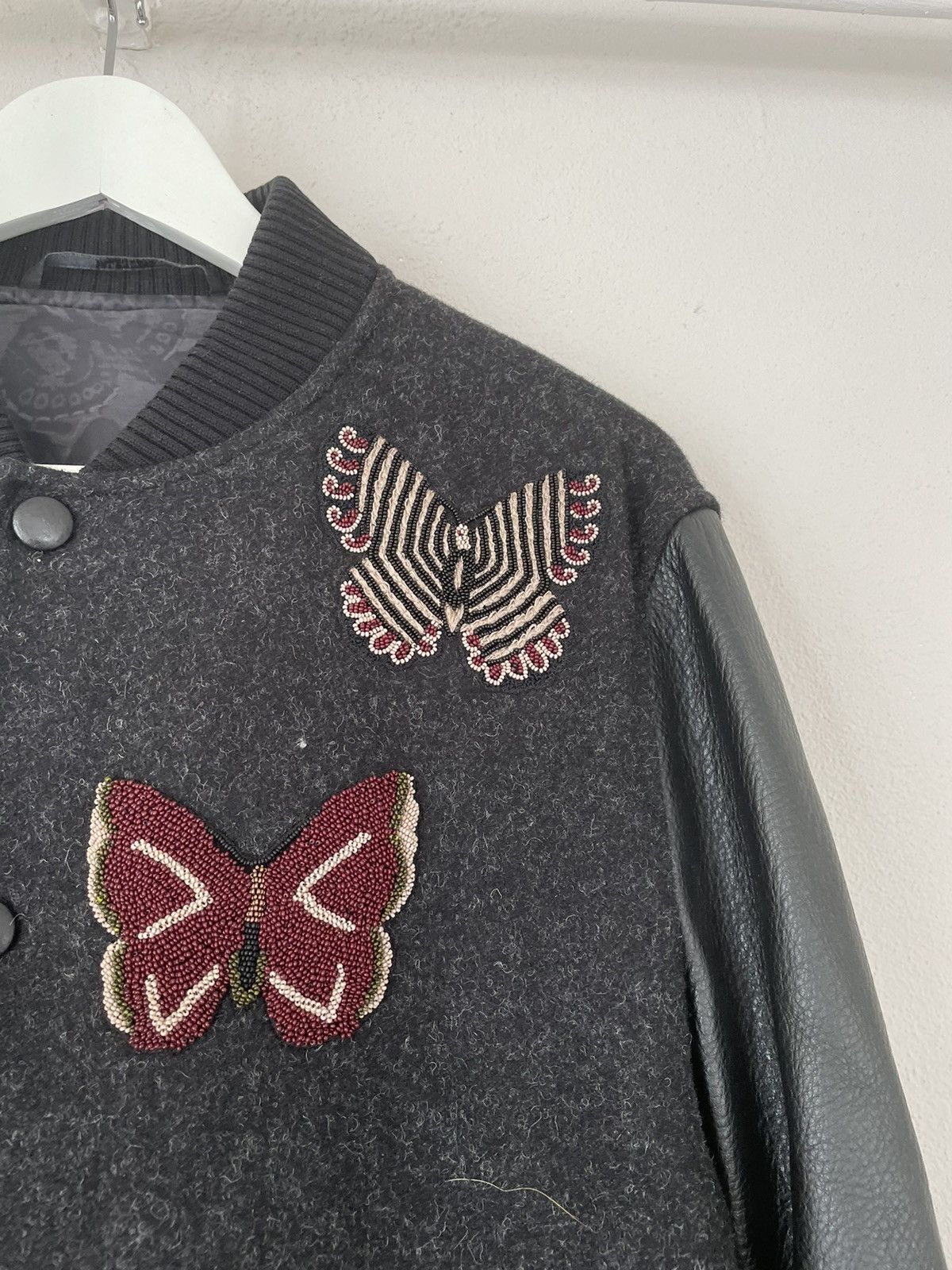 Valentino Valentino Butterfly Varsity Bomber Jacket Size US M / EU 48-50 / 2 - 6 Thumbnail