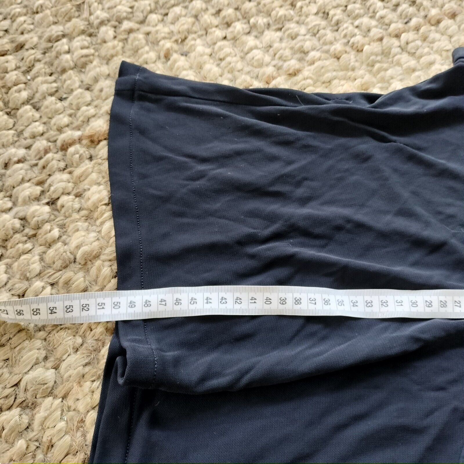 Designer × Man Made In Australia Tengdahl Vintage 90s Top Black Crossover Faux Wrap Size L / US 10 / IT 46 - 9 Thumbnail
