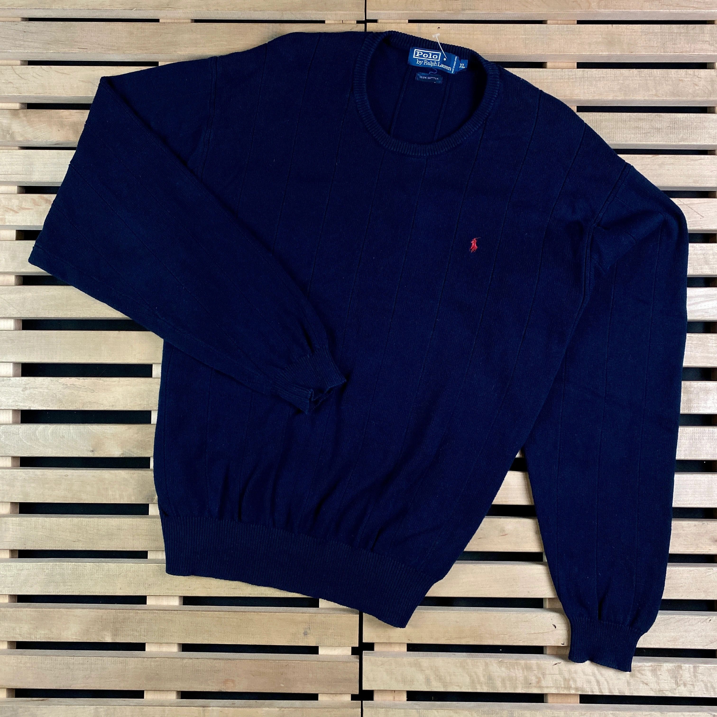 Polo Ralph Lauren × Ralph Lauren × Vintage Mens Sweater Polo Ralph Lauren Vintage Size XL Size US XL / EU 56 / 4 - 1 Thumbnail