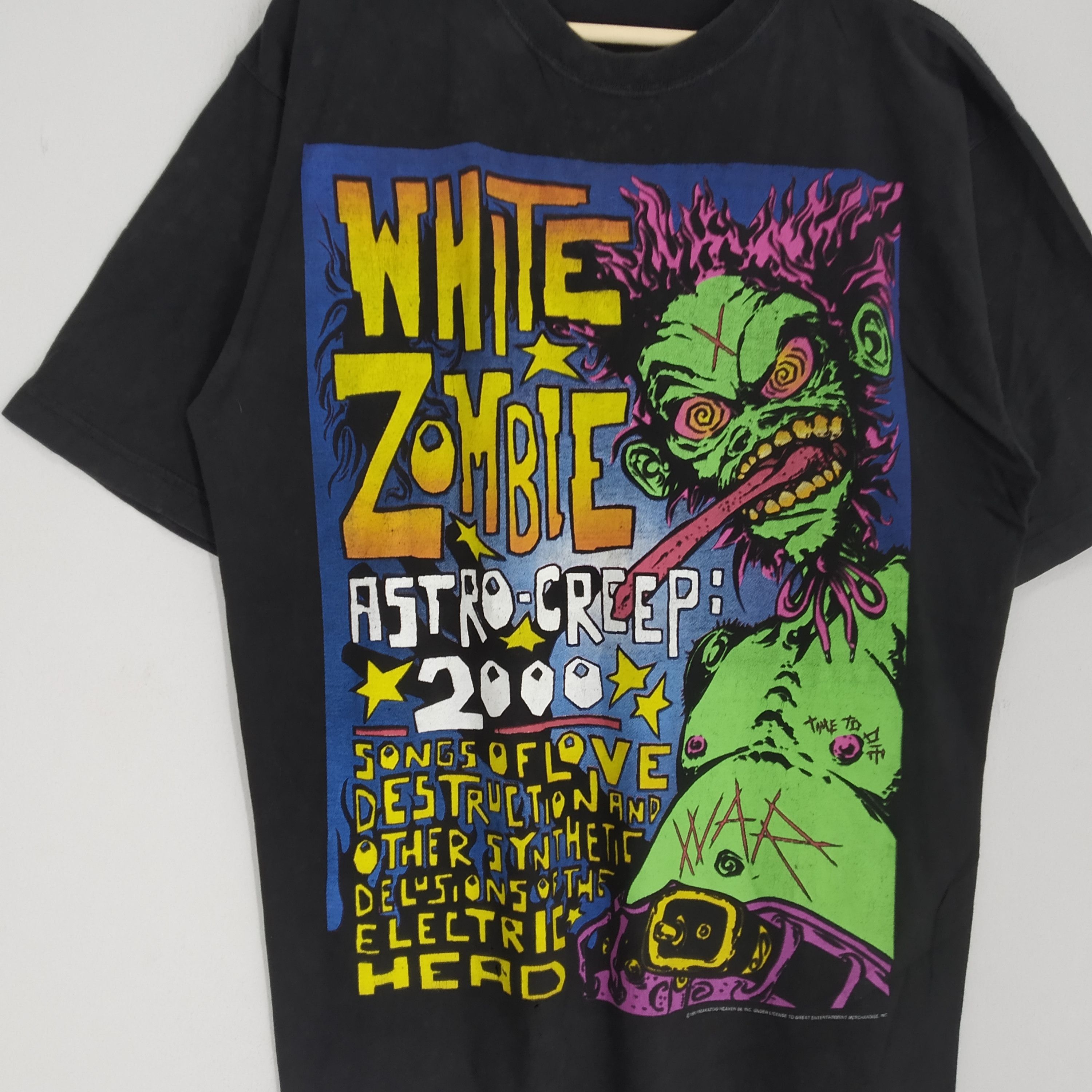 Band Tees × Vintage Vintage OG 90s White Zombie Metal Band Rock Tour Shirt Size US XL / EU 56 / 4 - 3 Thumbnail