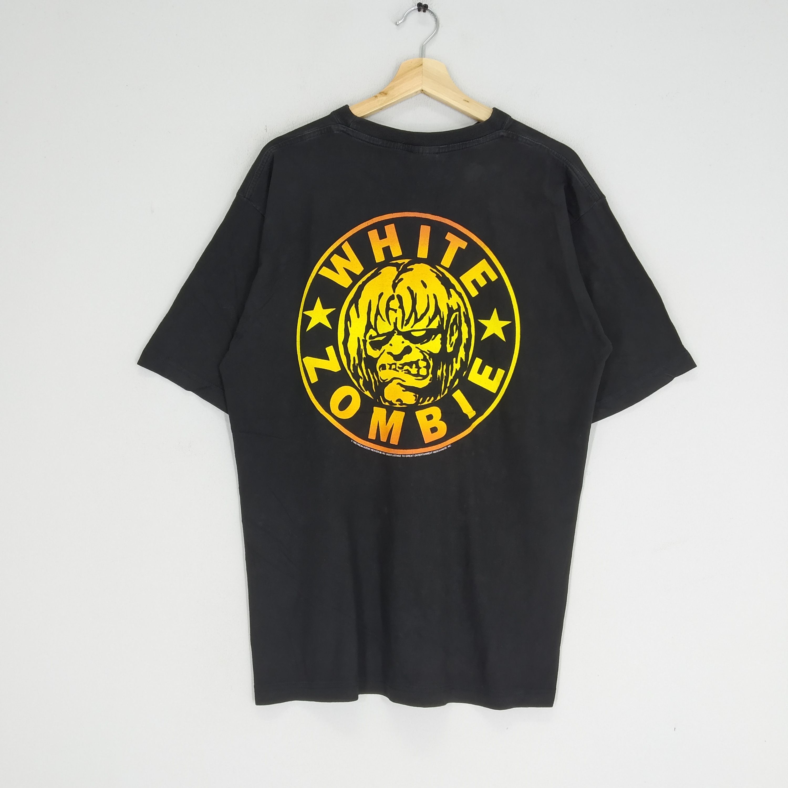 Band Tees × Vintage Vintage OG 90s White Zombie Metal Band Rock Tour Shirt Size US XL / EU 56 / 4 - 2 Thumbnail