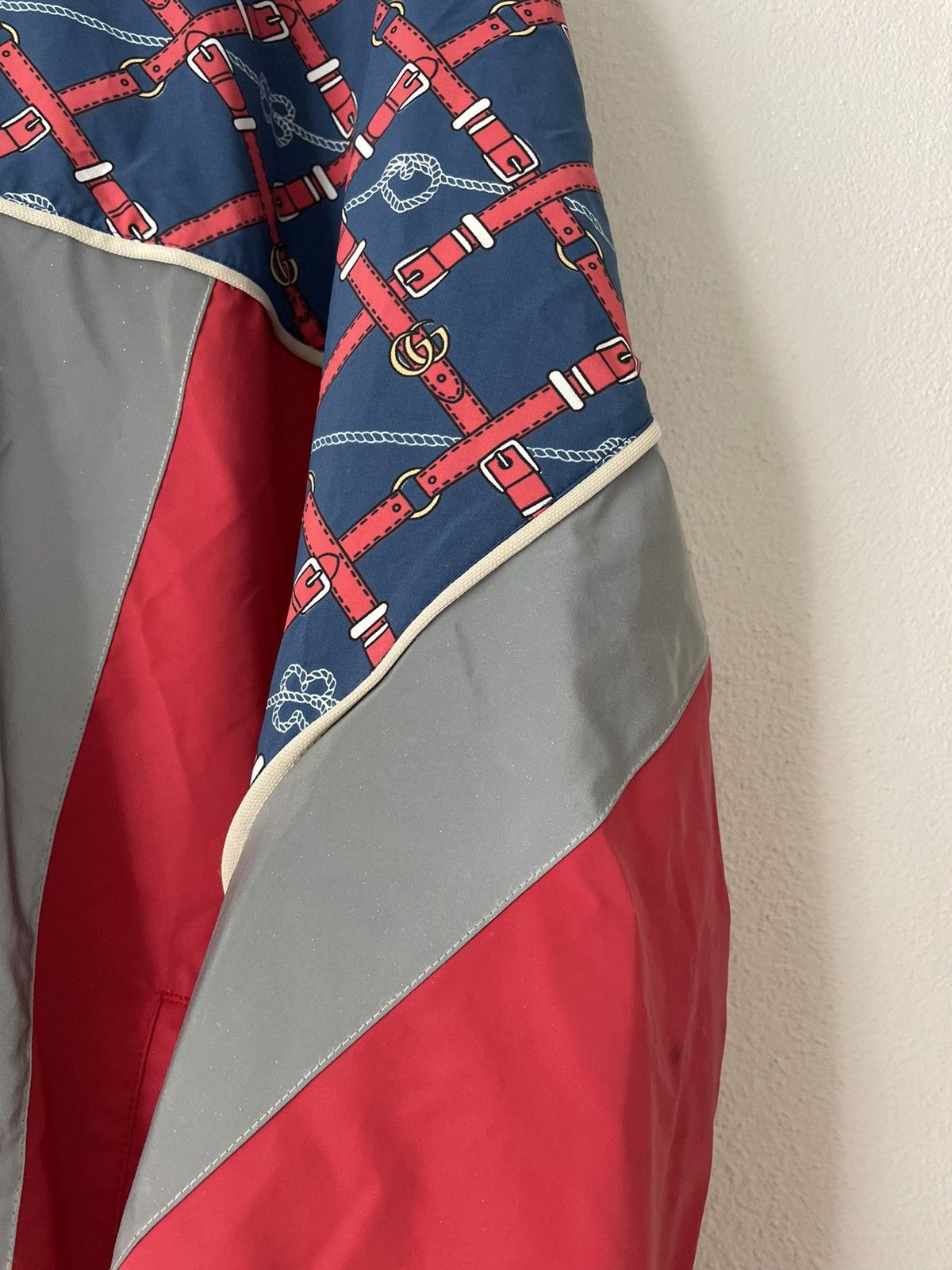 Gucci Belt Print 3M Technical Light Track Jacket Size US S / EU 44-46 / 1 - 8 Thumbnail