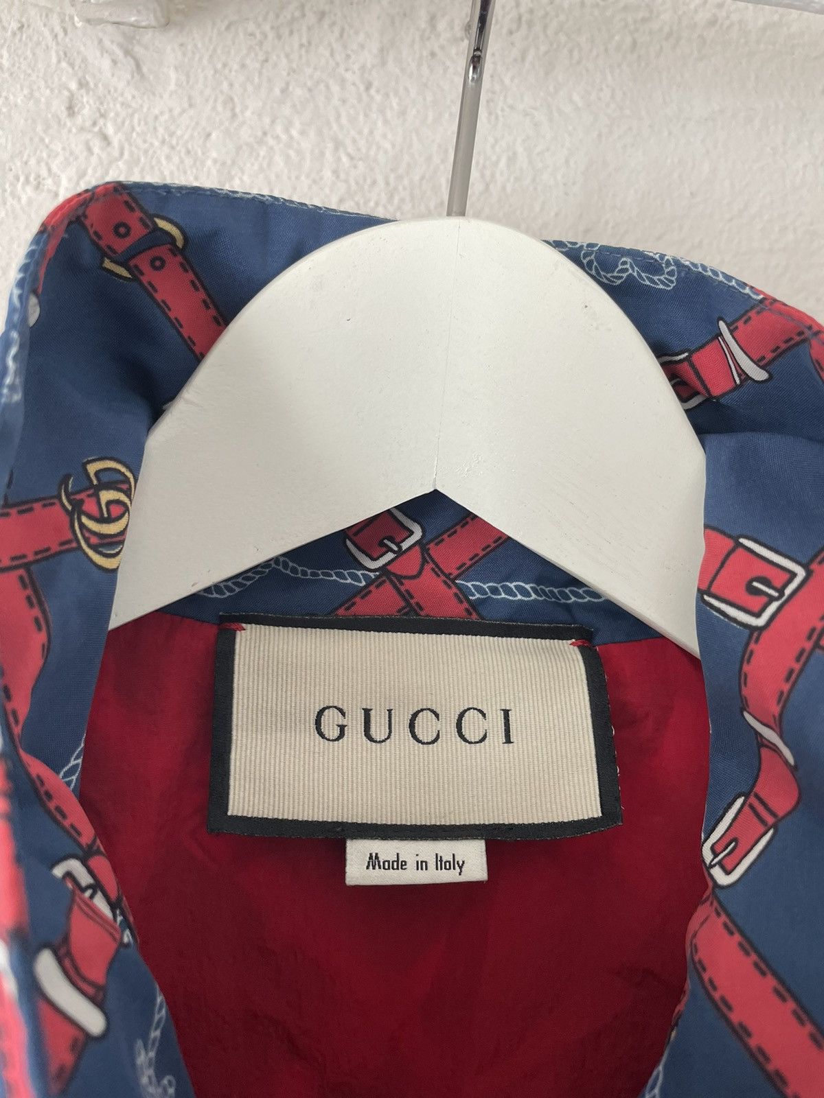 Gucci Belt Print 3M Technical Light Track Jacket Size US S / EU 44-46 / 1 - 4 Thumbnail