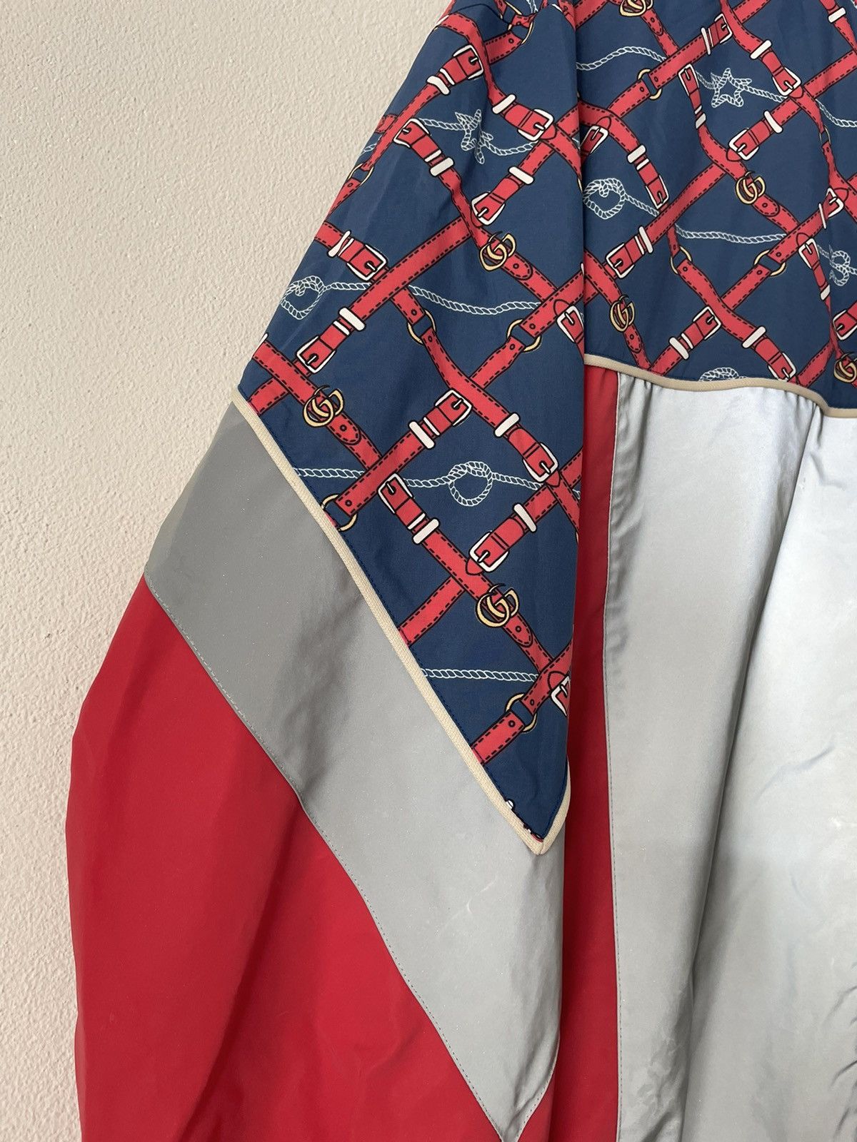 Gucci Belt Print 3M Technical Light Track Jacket Size US S / EU 44-46 / 1 - 7 Thumbnail