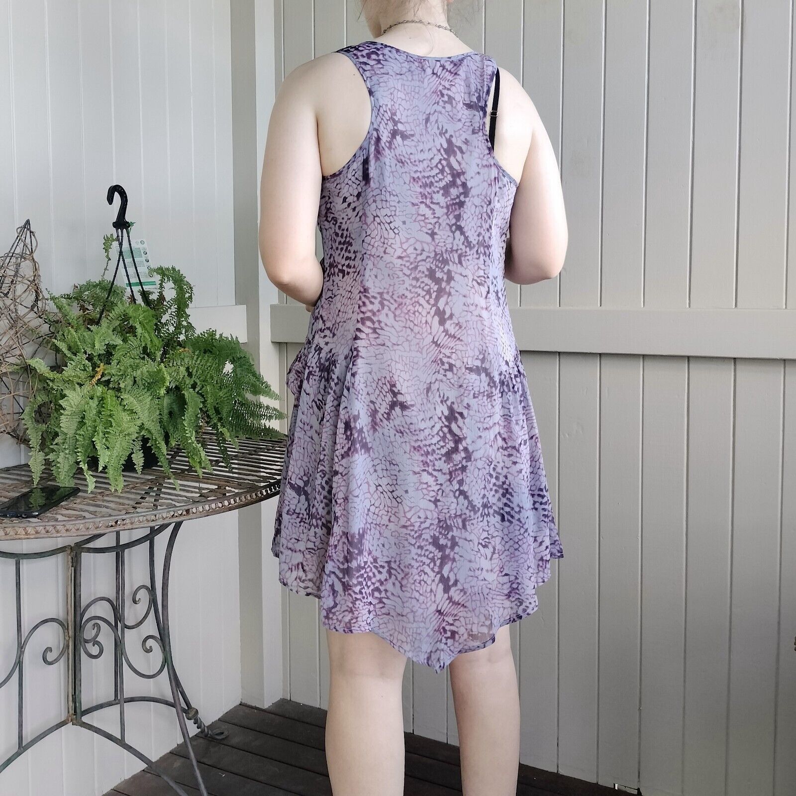Designer Vintage Y2K Just Jeans Dress Mini Embellished Bias Cut Doof Size M / US 6-8 / IT 42-44 - 3 Thumbnail