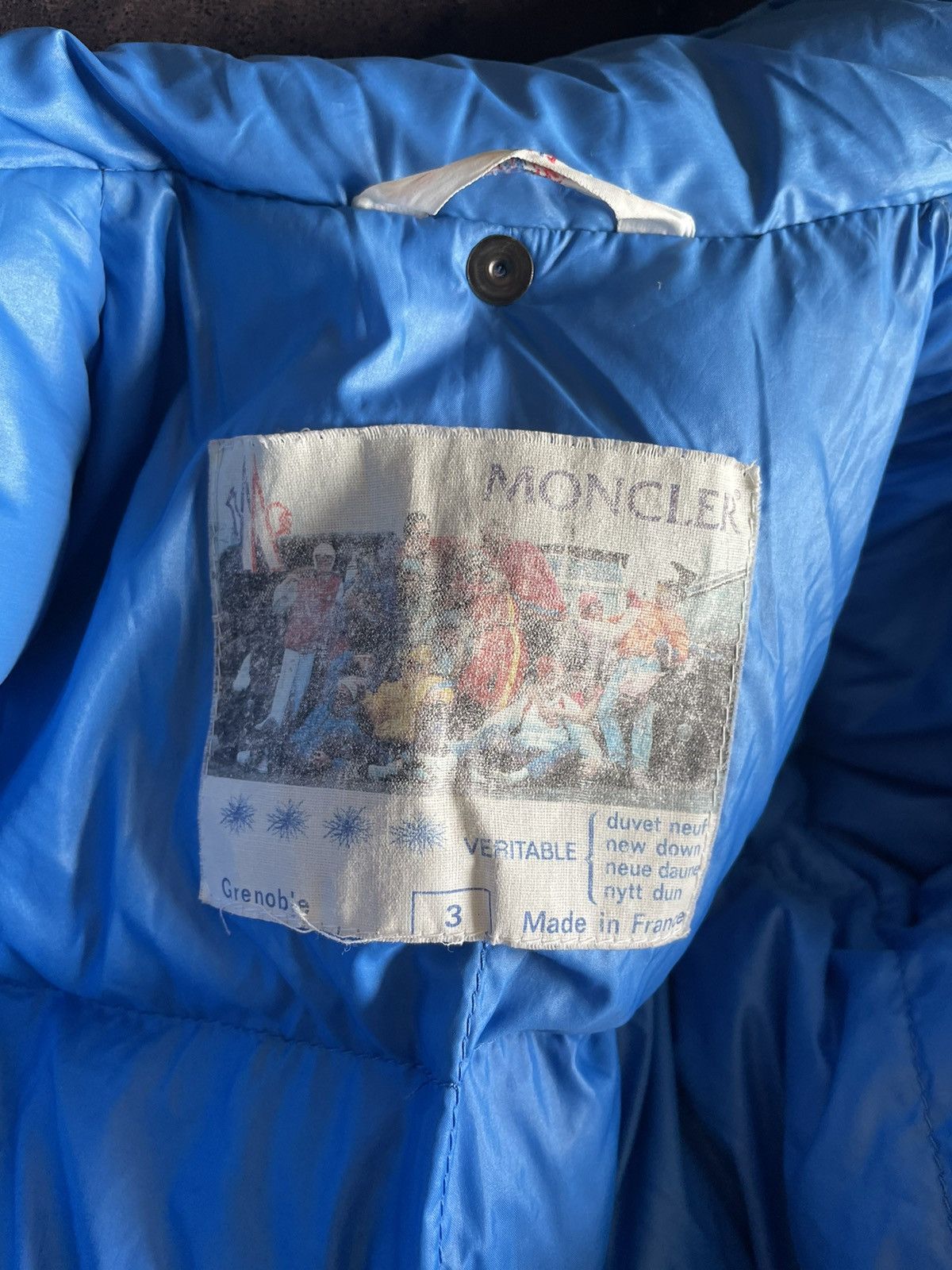 Moncler Blue Puffer Jacket Size US XL / EU 56 / 4 - 7 Thumbnail