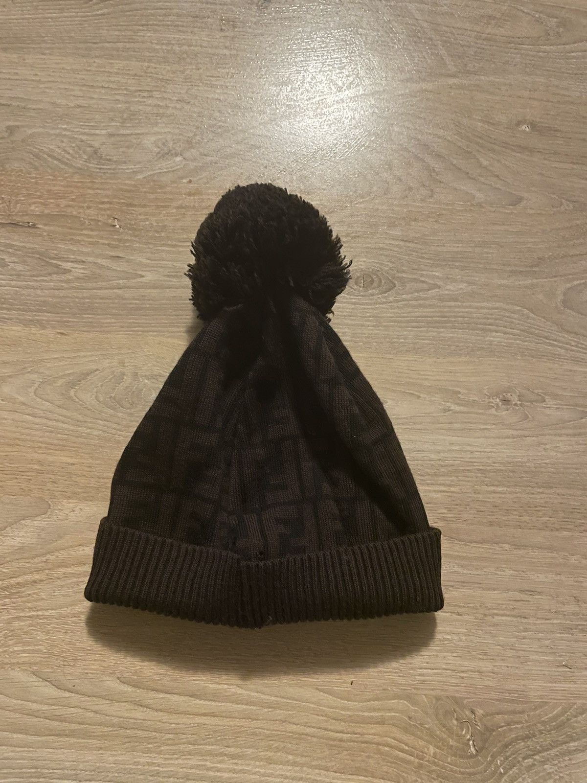 Fendi FF Zucca Monogram Wool Beanie Size ONE SIZE - 1 Thumbnail