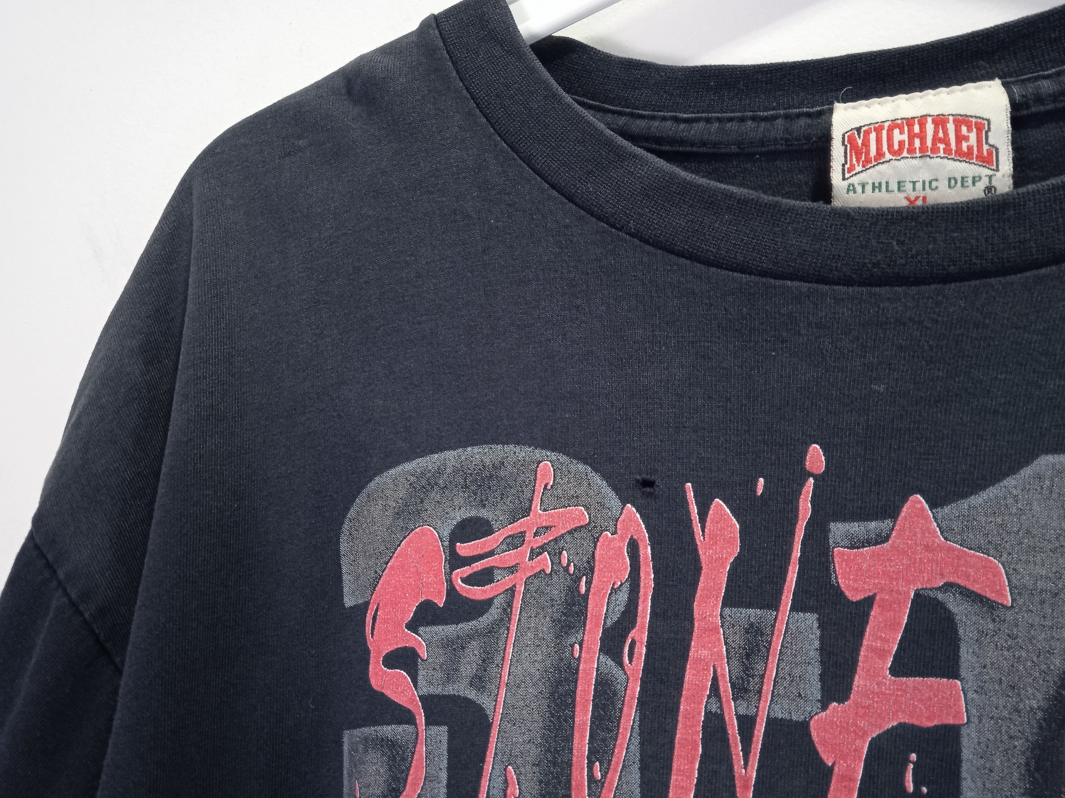 Vintage Vintage 90s WWF Stone Cold Bootleg T-Shirt Size US XL / EU 56 / 4 - 5 Thumbnail
