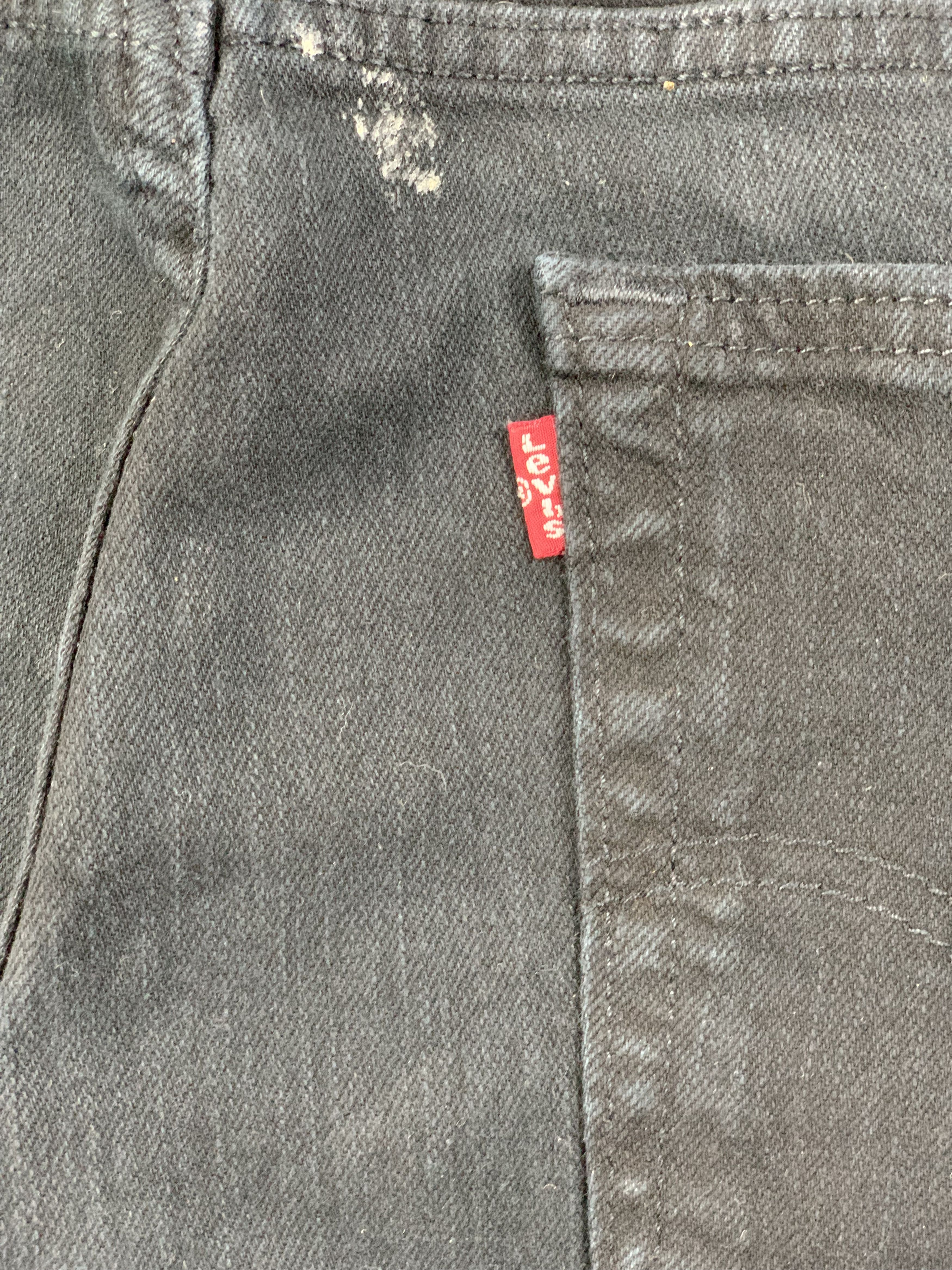 Levi's Vintage Levis 511 Faded Black Dirty Jeans DP2207 Size US 37 - 6 Thumbnail