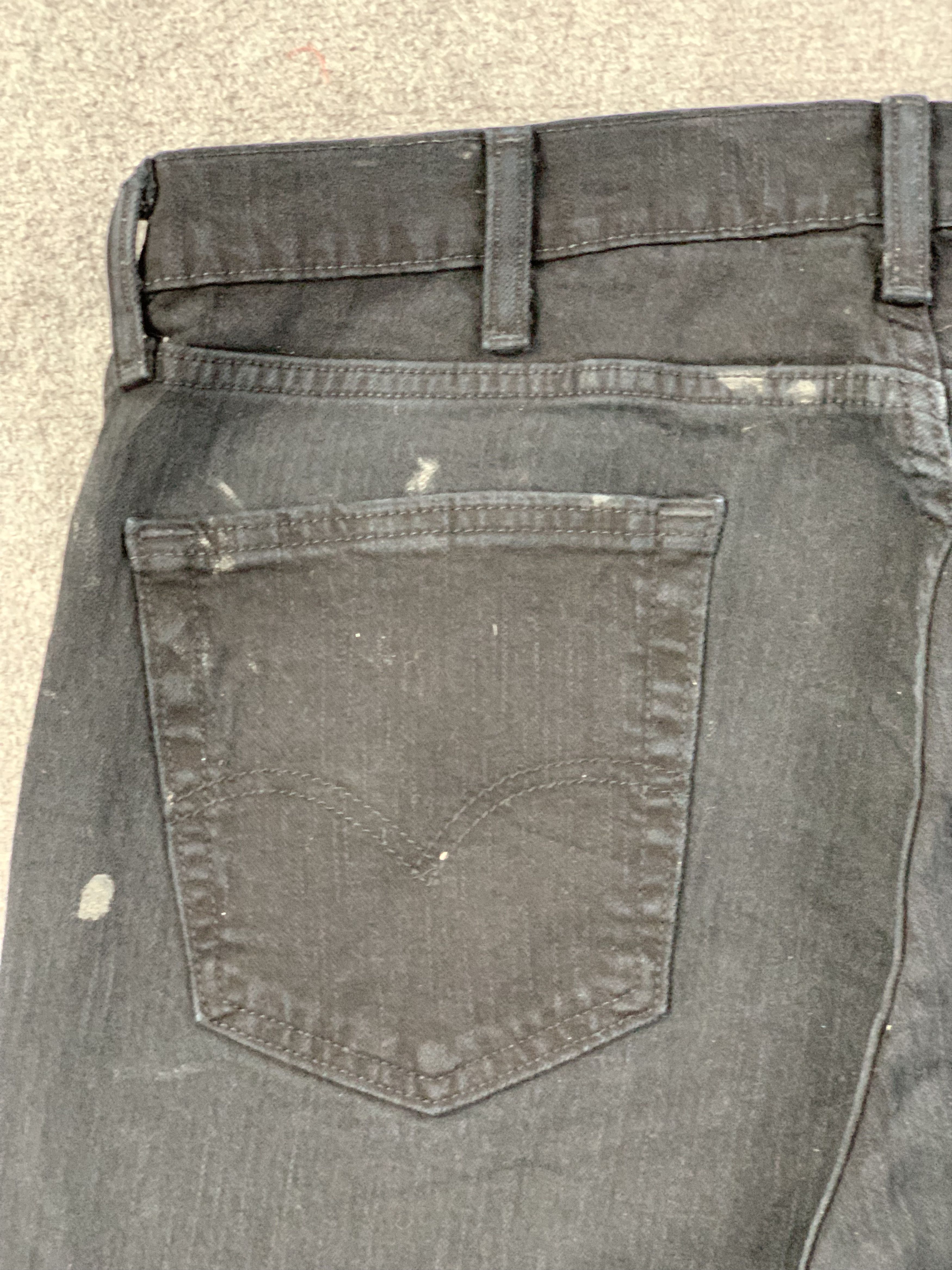 Levi's Vintage Levis 511 Faded Black Dirty Jeans DP2207 Size US 37 - 19 Thumbnail
