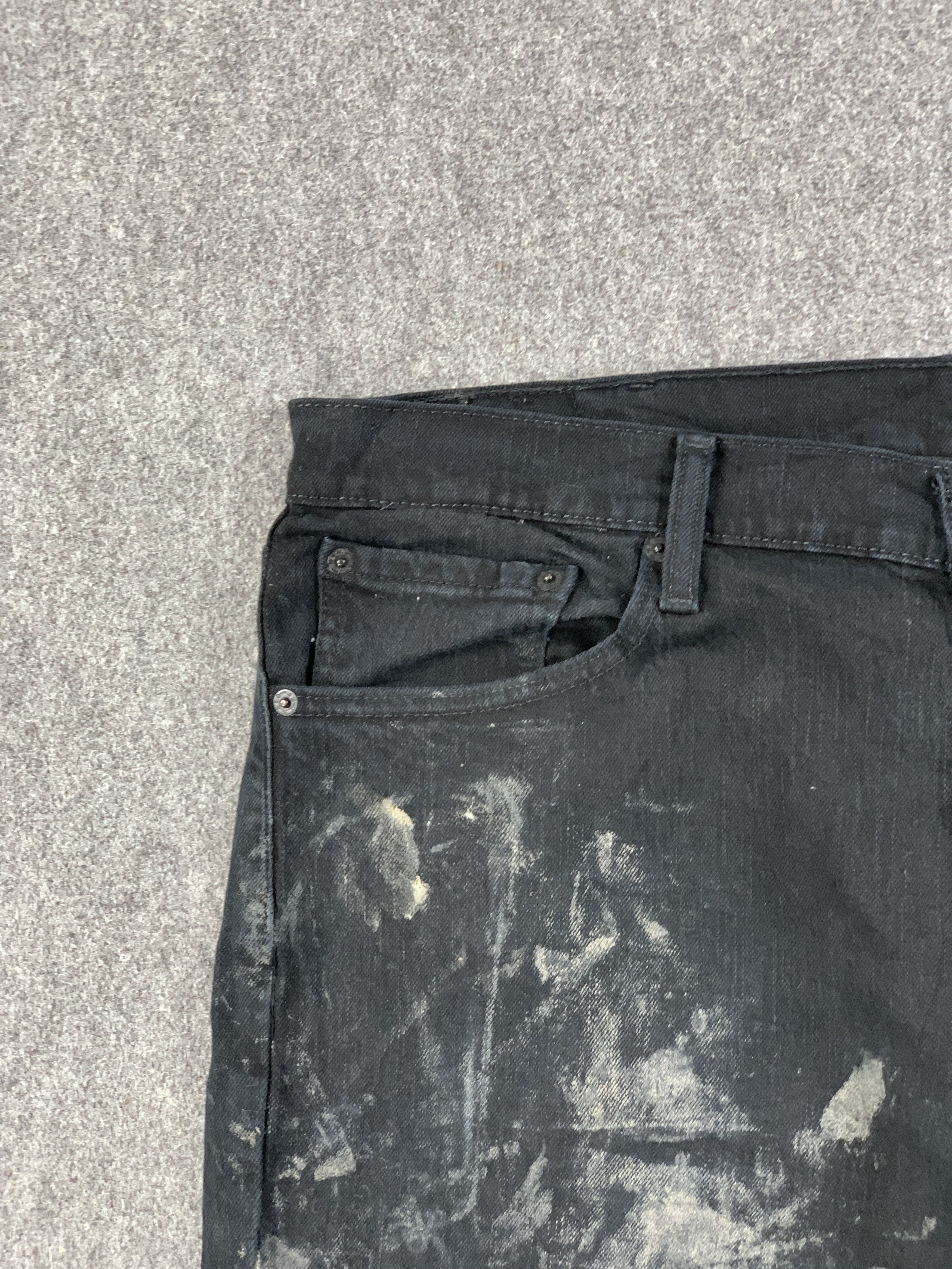 Levi's Vintage Levis 511 Faded Black Dirty Jeans DP2207 Size US 37 - 11 Thumbnail