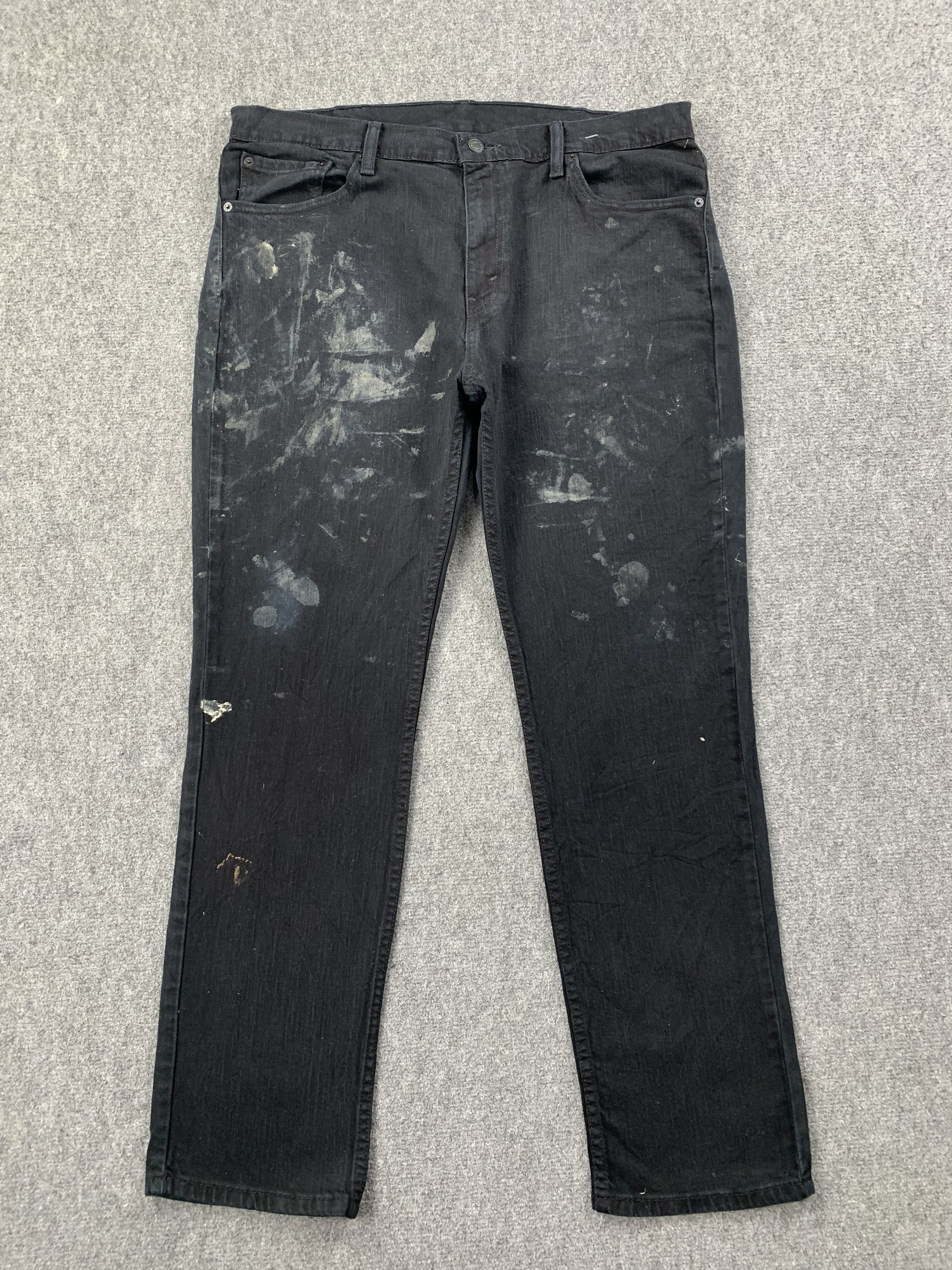 Levi's Vintage Levis 511 Faded Black Dirty Jeans DP2207 Size US 37 - 1 Thumbnail
