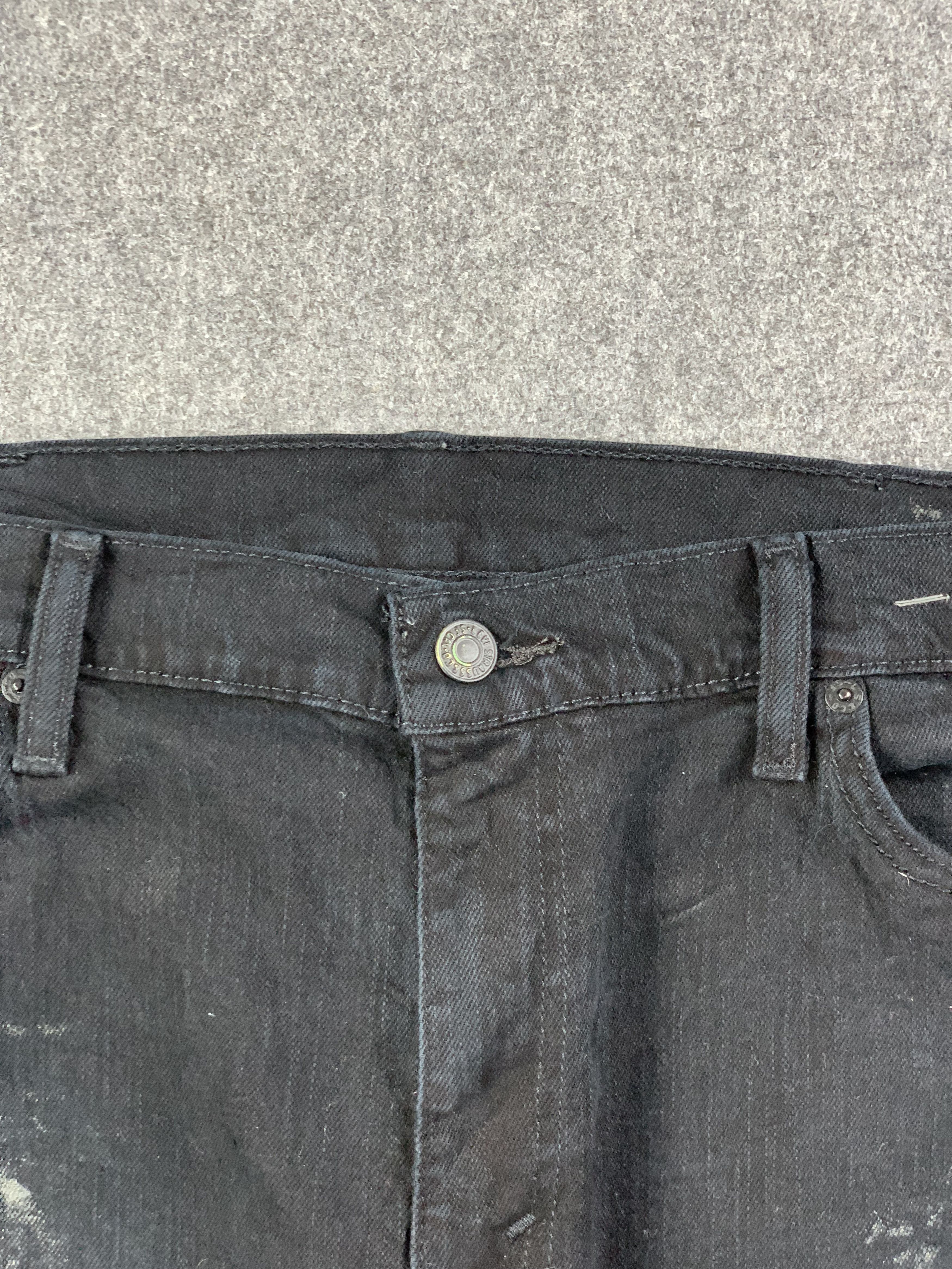 Levi's Vintage Levis 511 Faded Black Dirty Jeans DP2207 Size US 37 - 10 Thumbnail