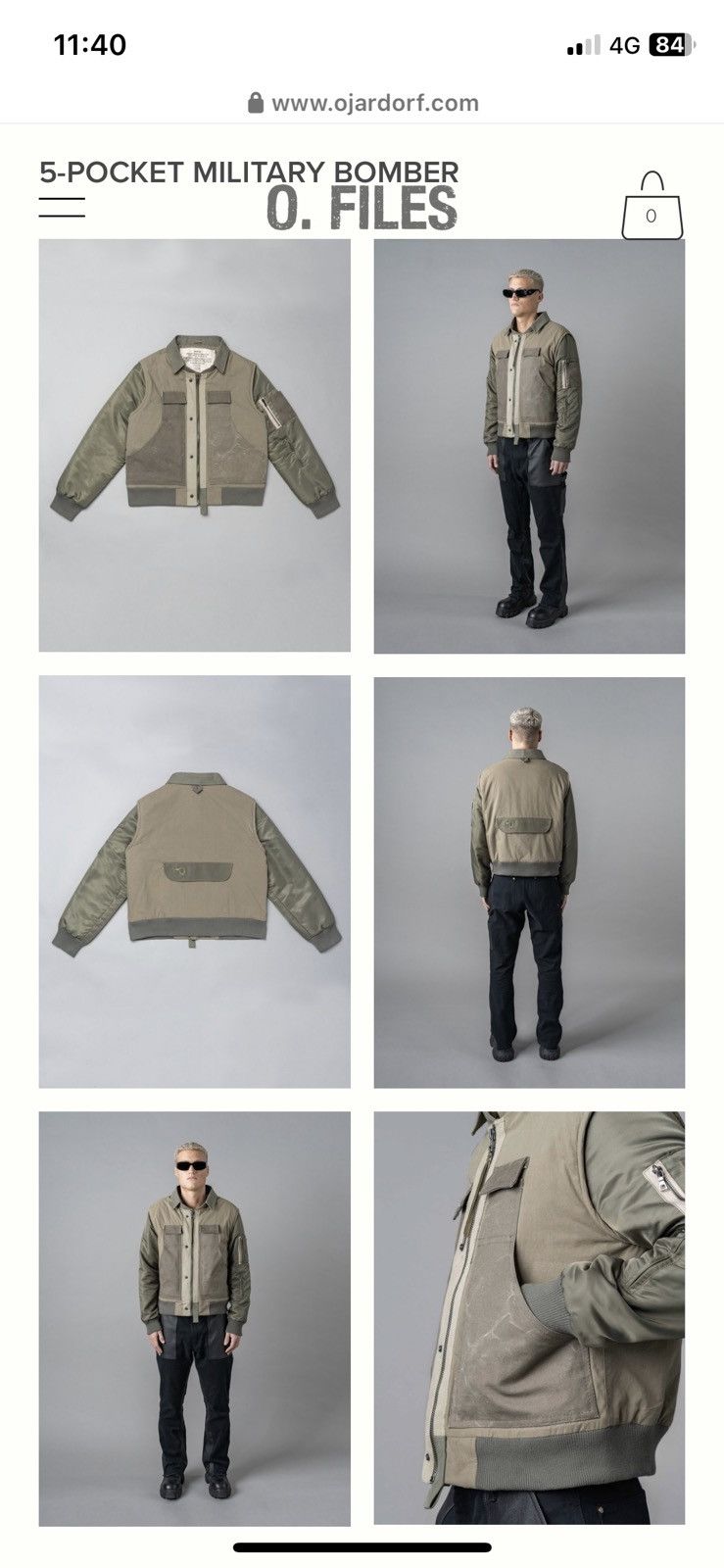 Ojardorf 5-pocket military bomber Size US XL / EU 56 / 4 - 5 Thumbnail