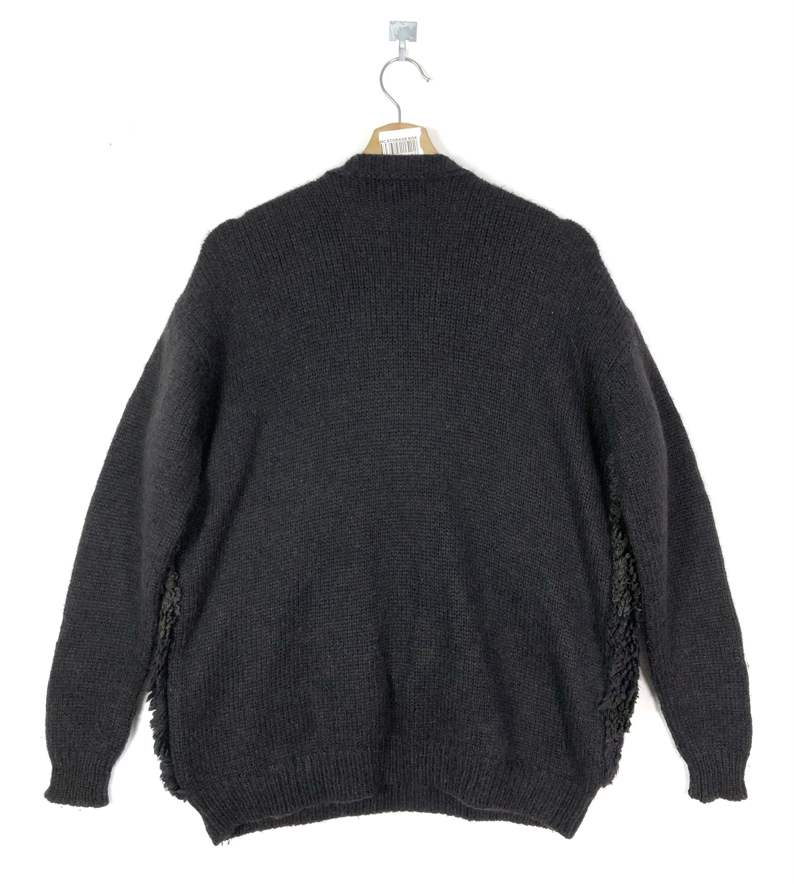 Stella McCartney RARE🔥LIMITED ALPACA TEXTURED WOOLSHERPA FRONT KNIT PULLOVER Size L / US 10 / IT 46 - 2 Thumbnail