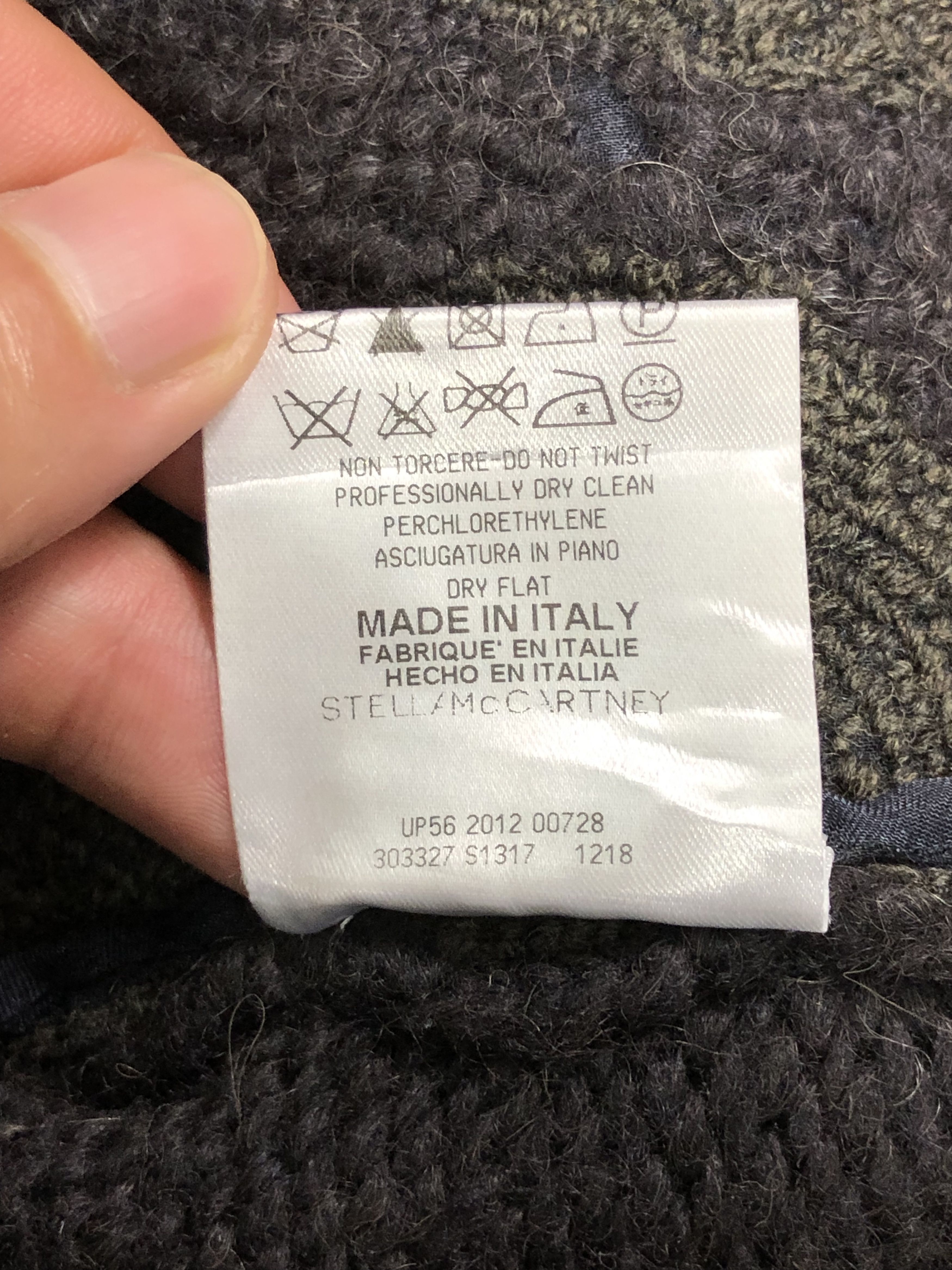 Stella McCartney RARE🔥LIMITED ALPACA TEXTURED WOOLSHERPA FRONT KNIT PULLOVER Size L / US 10 / IT 46 - 16 Thumbnail