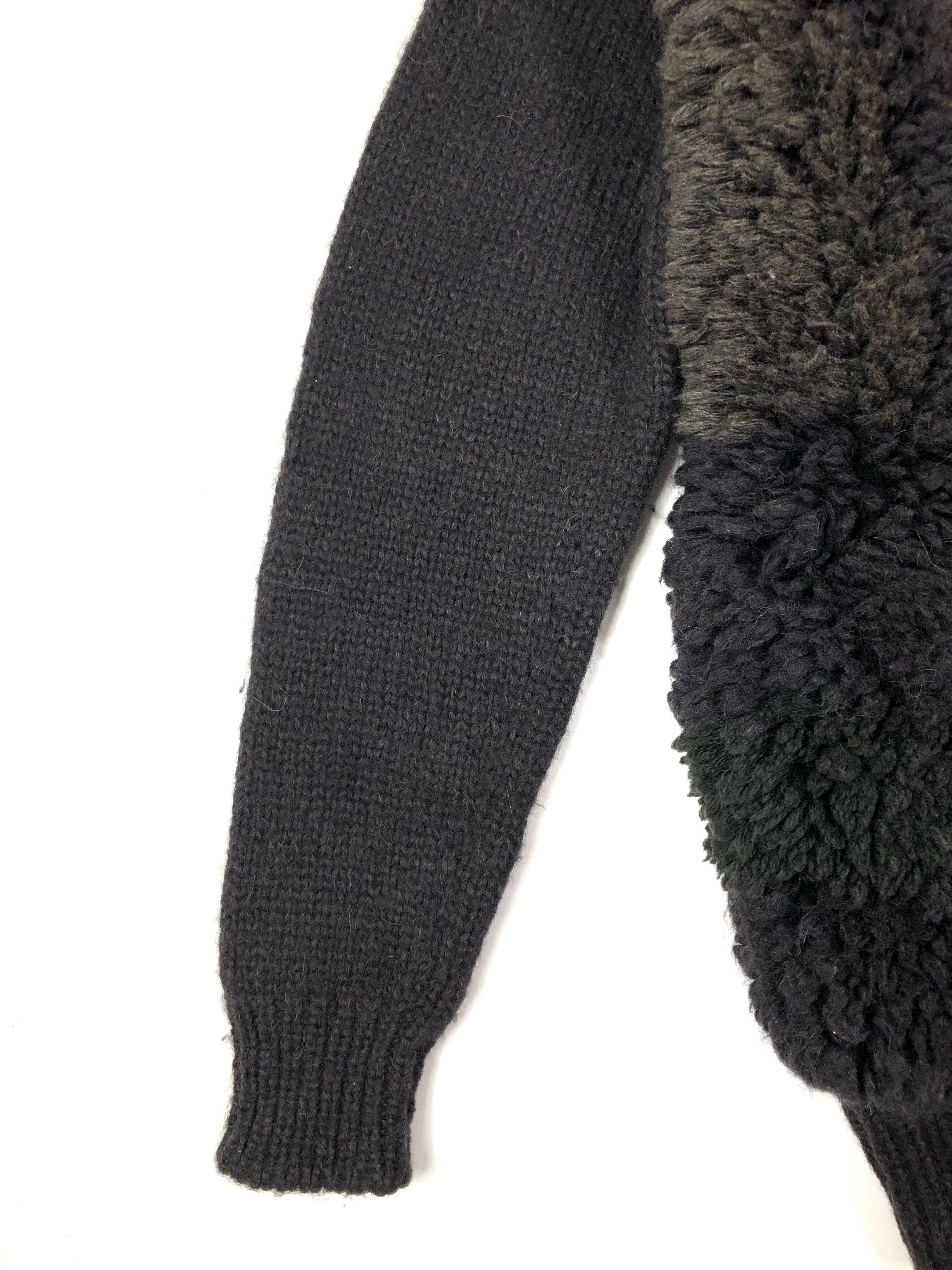 Stella McCartney RARE🔥LIMITED ALPACA TEXTURED WOOLSHERPA FRONT KNIT PULLOVER Size L / US 10 / IT 46 - 6 Thumbnail