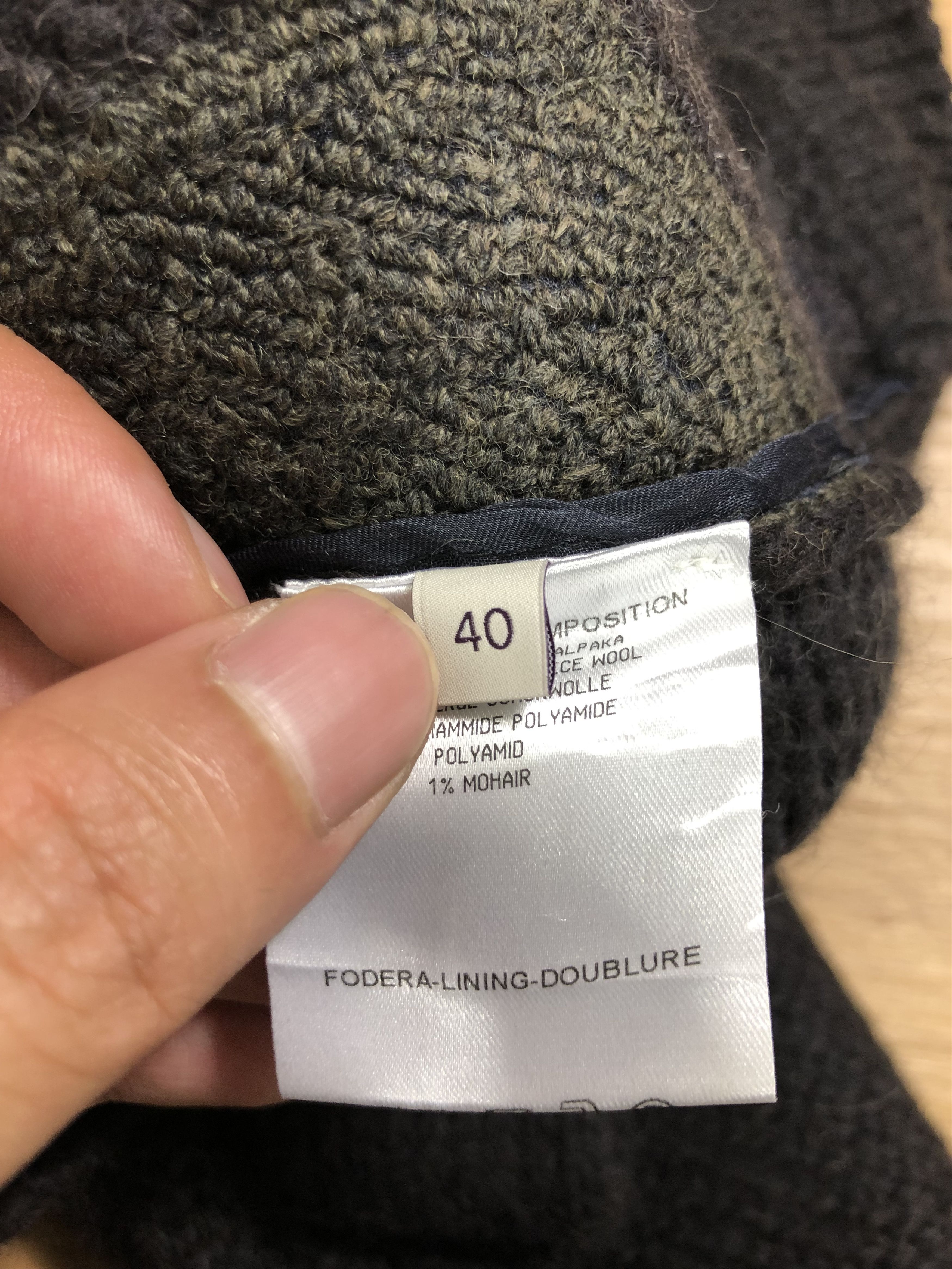 Stella McCartney RARE🔥LIMITED ALPACA TEXTURED WOOLSHERPA FRONT KNIT PULLOVER Size L / US 10 / IT 46 - 14 Thumbnail