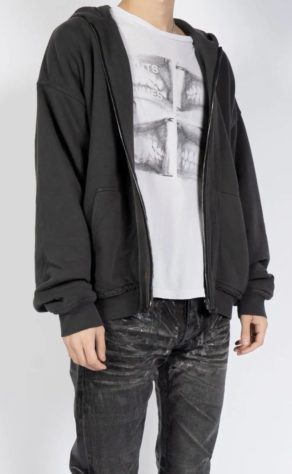 Haider Ackermann haider ackermann double layer zip hoodie Size US M / EU 48-50 / 2 - 4 Thumbnail