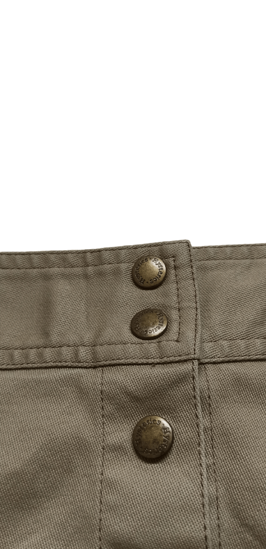 Hysteric Glamour Hysteric Glamour Snap Button Zip Pocket Mini Skirt Size 28" / US 6 / IT 42 - 5 Thumbnail